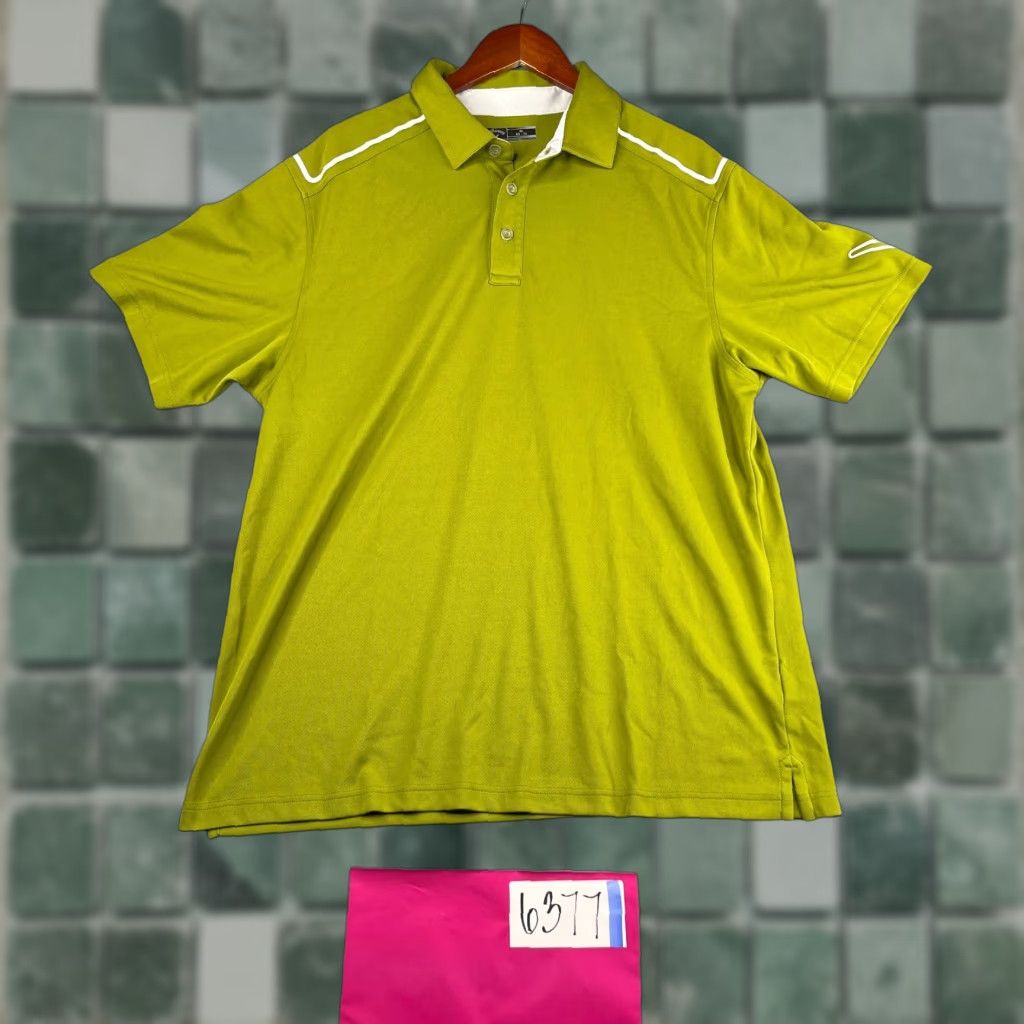 Callaway Callaway Polo Shirt XL Green Men Polo Short Sleeve Logo Lightweight Golf Mens Size US XL / EU 56 / 4 - 1 Thumbnail