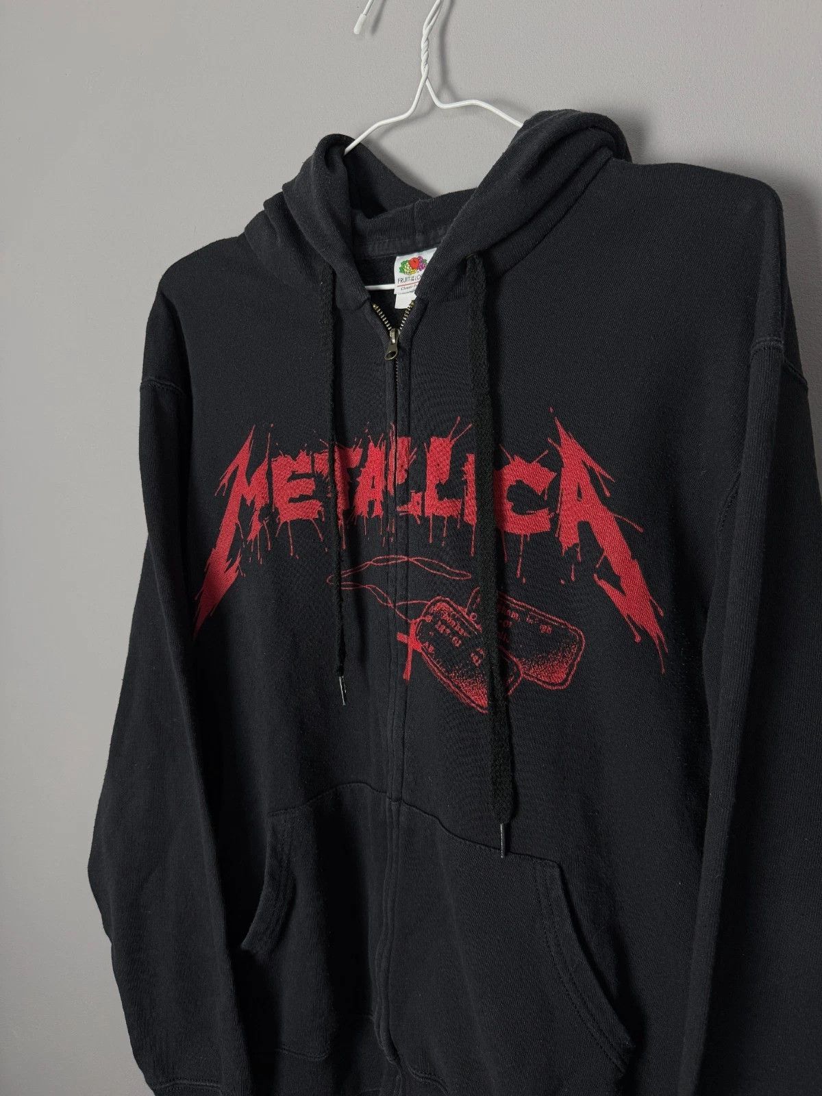 Metallica Vintage Metallica Hoodie Skull Graphic Black Band Sweatshirt Size US M / EU 48-50 / 2 - 3 Thumbnail