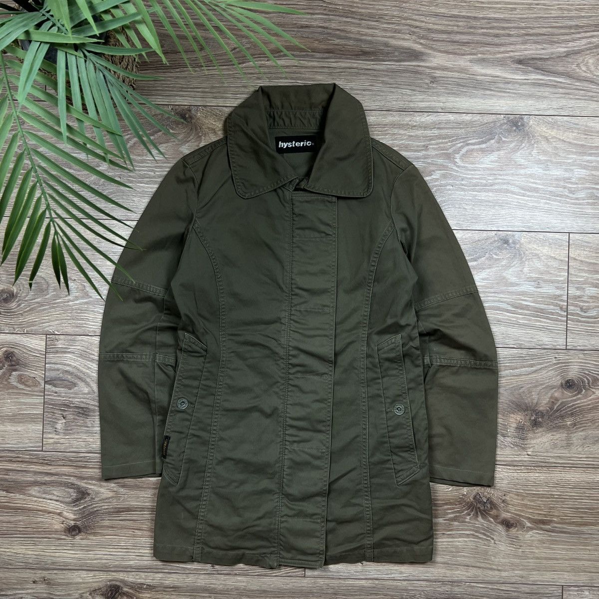 Hysteric Glamour 00s Hysteric Glamour Vintage Avant Garde Faded Retro Coat Size S / US 4 / IT 40 - 1 Thumbnail