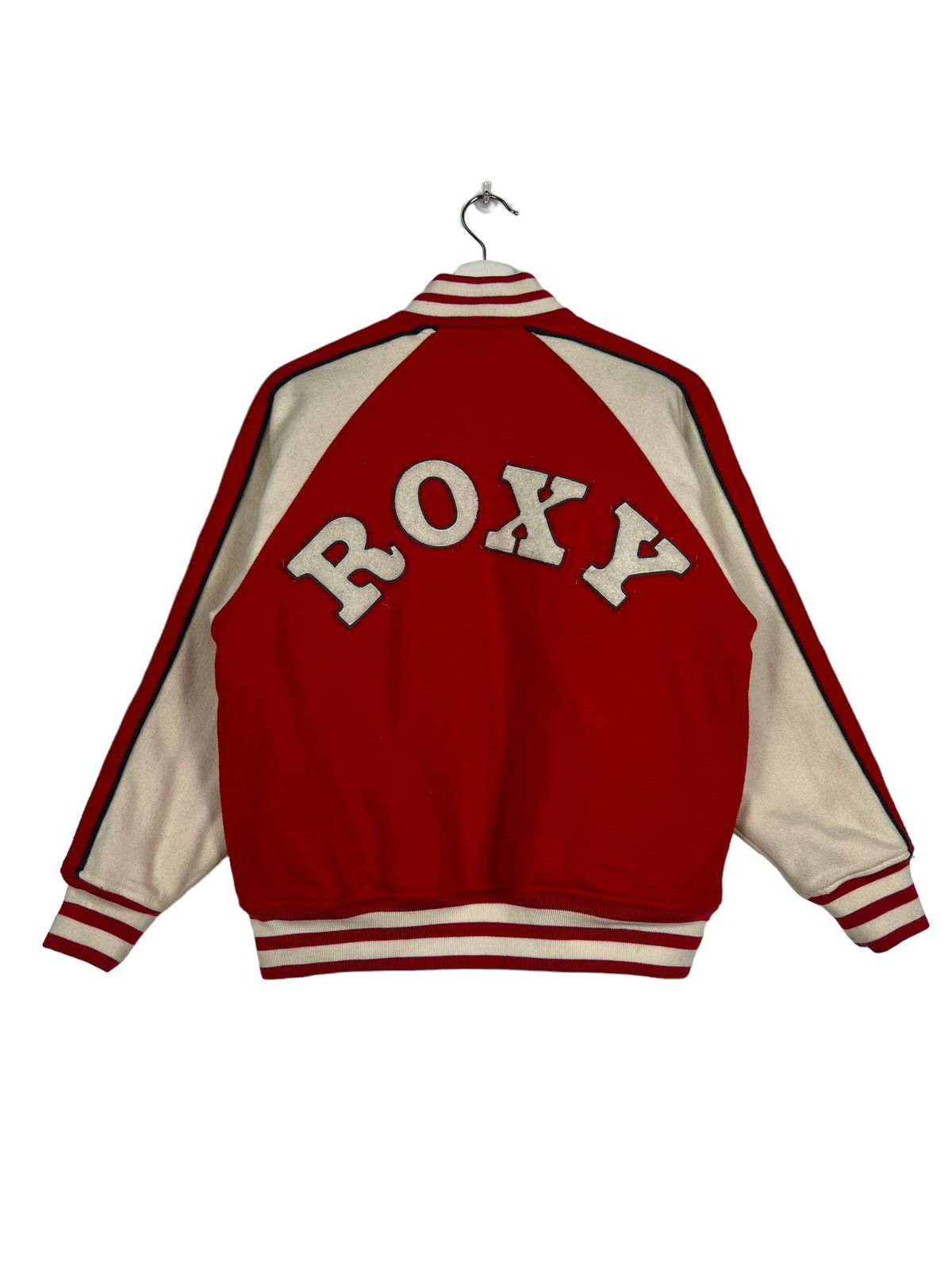 Other 🔥 VINTAGE ROXY VARSITY BOMBER JACKET Size US S / EU 44-46 / 1 - 2 Thumbnail