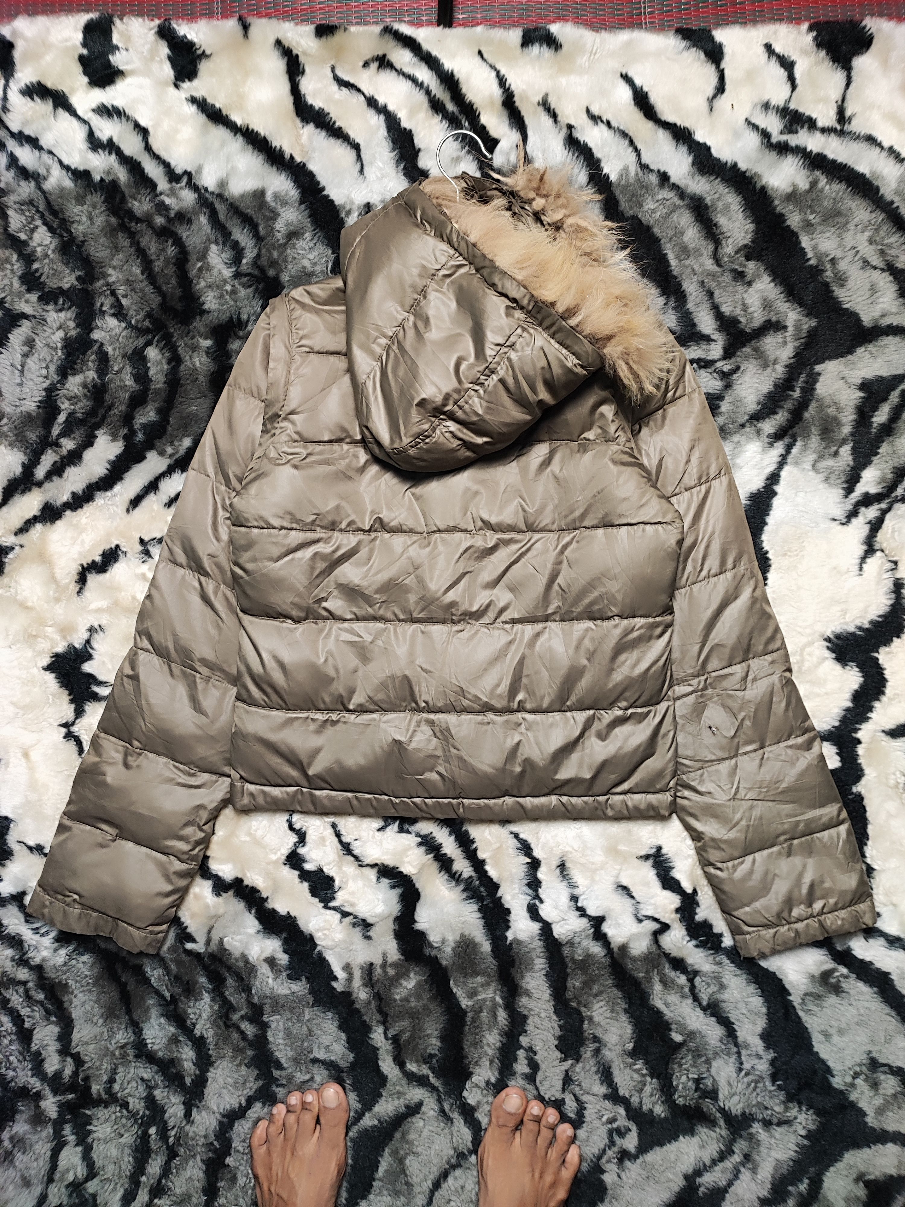 Japanese Brand Fur Puffer Down Jacket Vest Boxy Cecil Mc Bee Size US XS / EU 42 / 0 - 11 Thumbnail