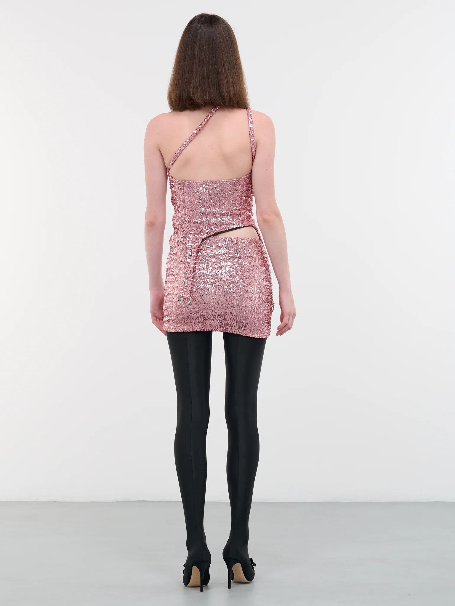 Ambush Design $1030 Ambush Sequin Asymmetric Mini Dress Size S / US 4 / IT 40 - 3 Thumbnail