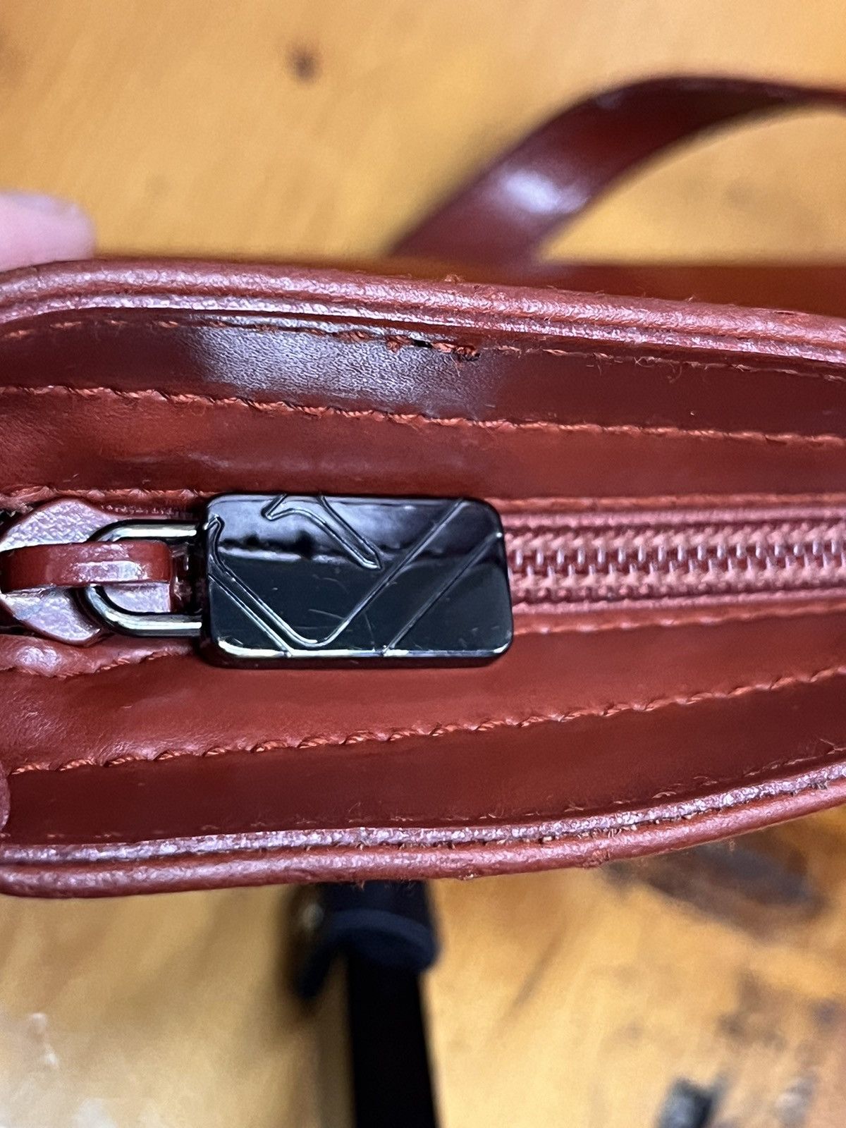 Designer × Furla × Vintage Vintage Furla Red Leather Shoulder Bag Size ONE SIZE - 5 Thumbnail
