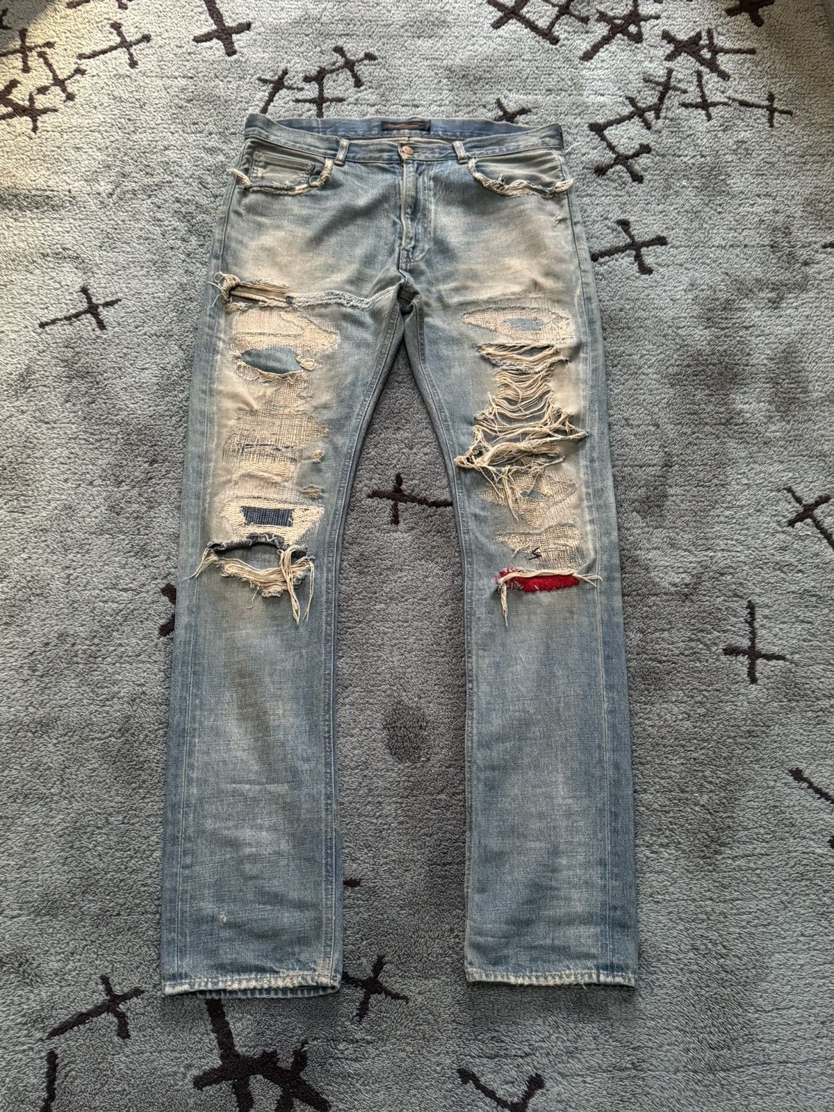 Undercover Undercover aw04 red yarns Size US 32 / EU 48 - 1 Thumbnail