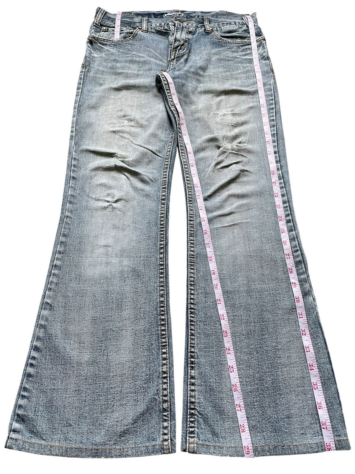 Japanese Brand Vintage Japanese Brand Faded Bootcut Flare Jeans Size US 30 / EU 46 - 14 Thumbnail