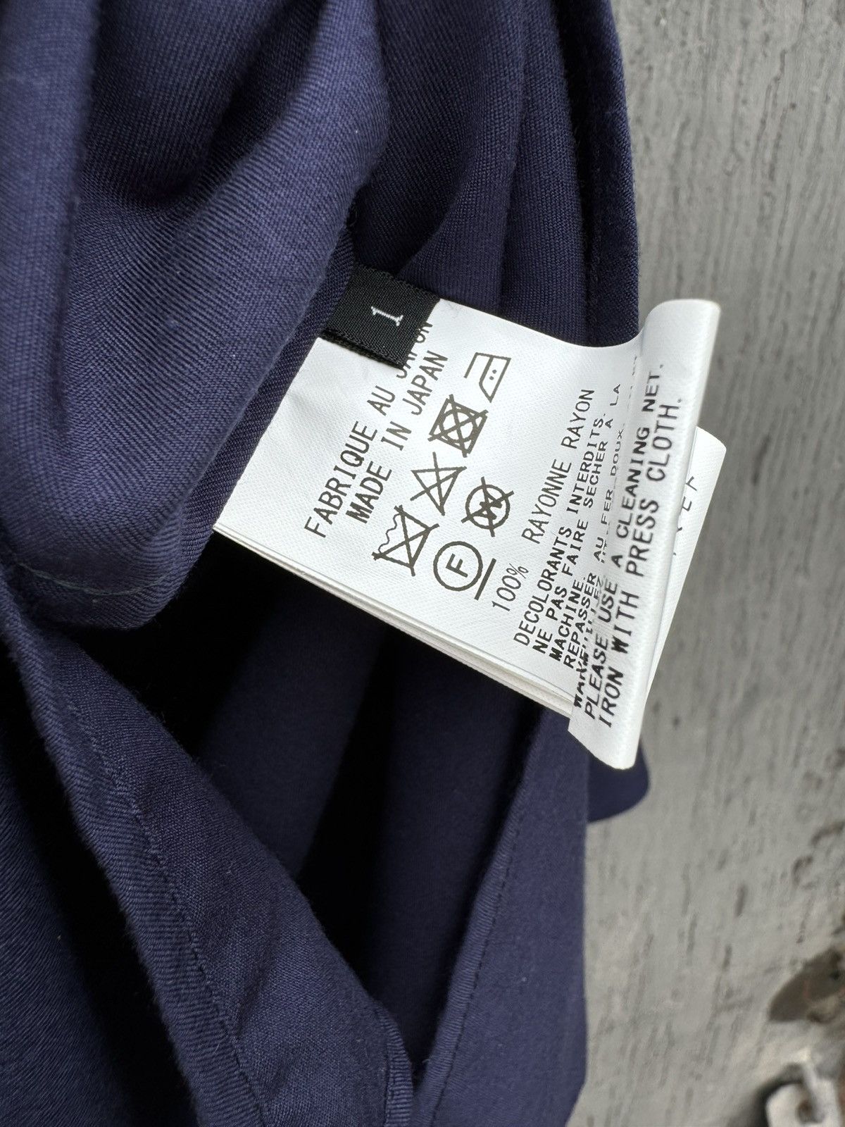 Vintage Y'S Yohji Yamamoto asymmetric dress shirt size 1 Size L / US 10 / IT 46 - 6 Thumbnail