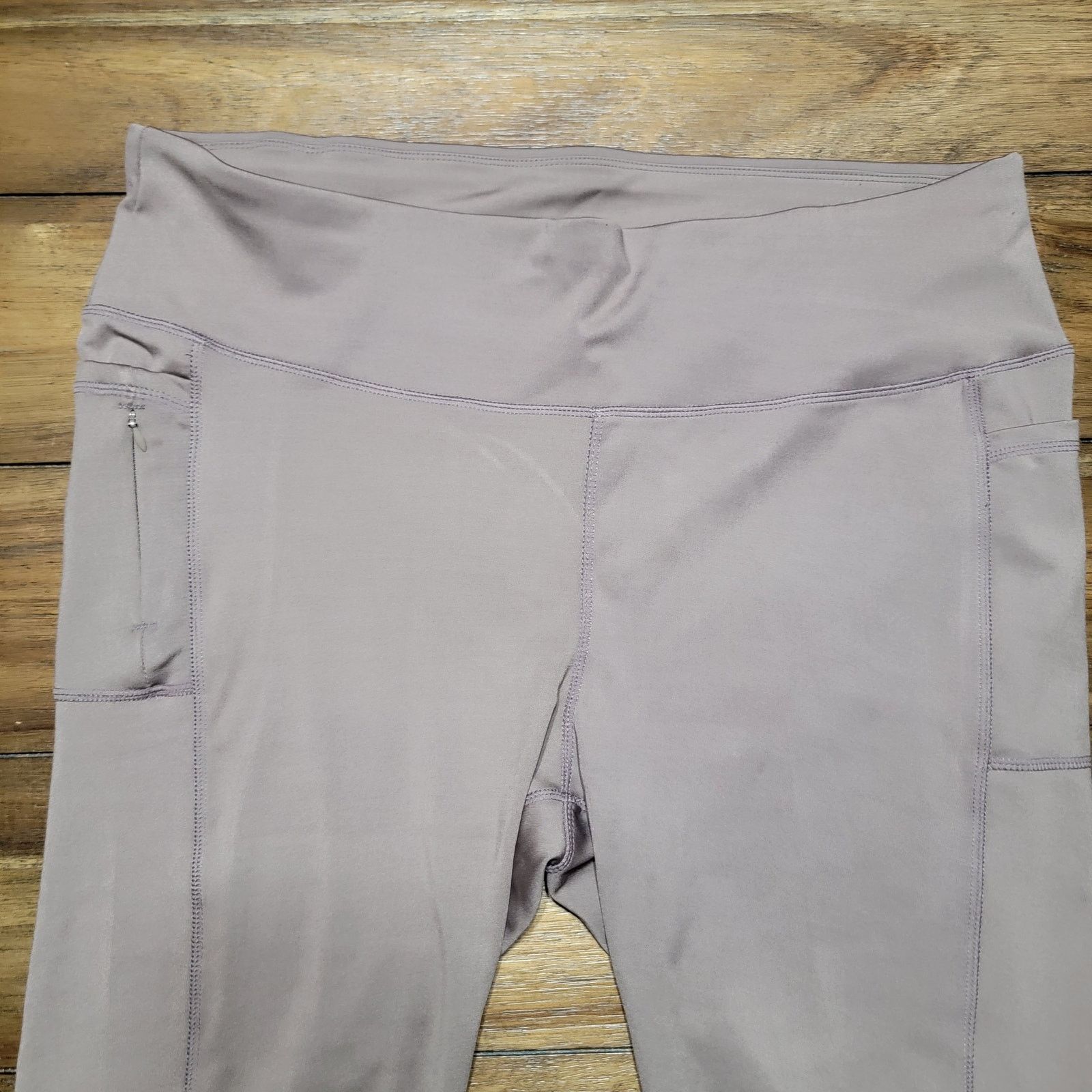 Other Adrienne Vittadini Sport Brown Leggings - Size 3X Size 37" - 2 Thumbnail