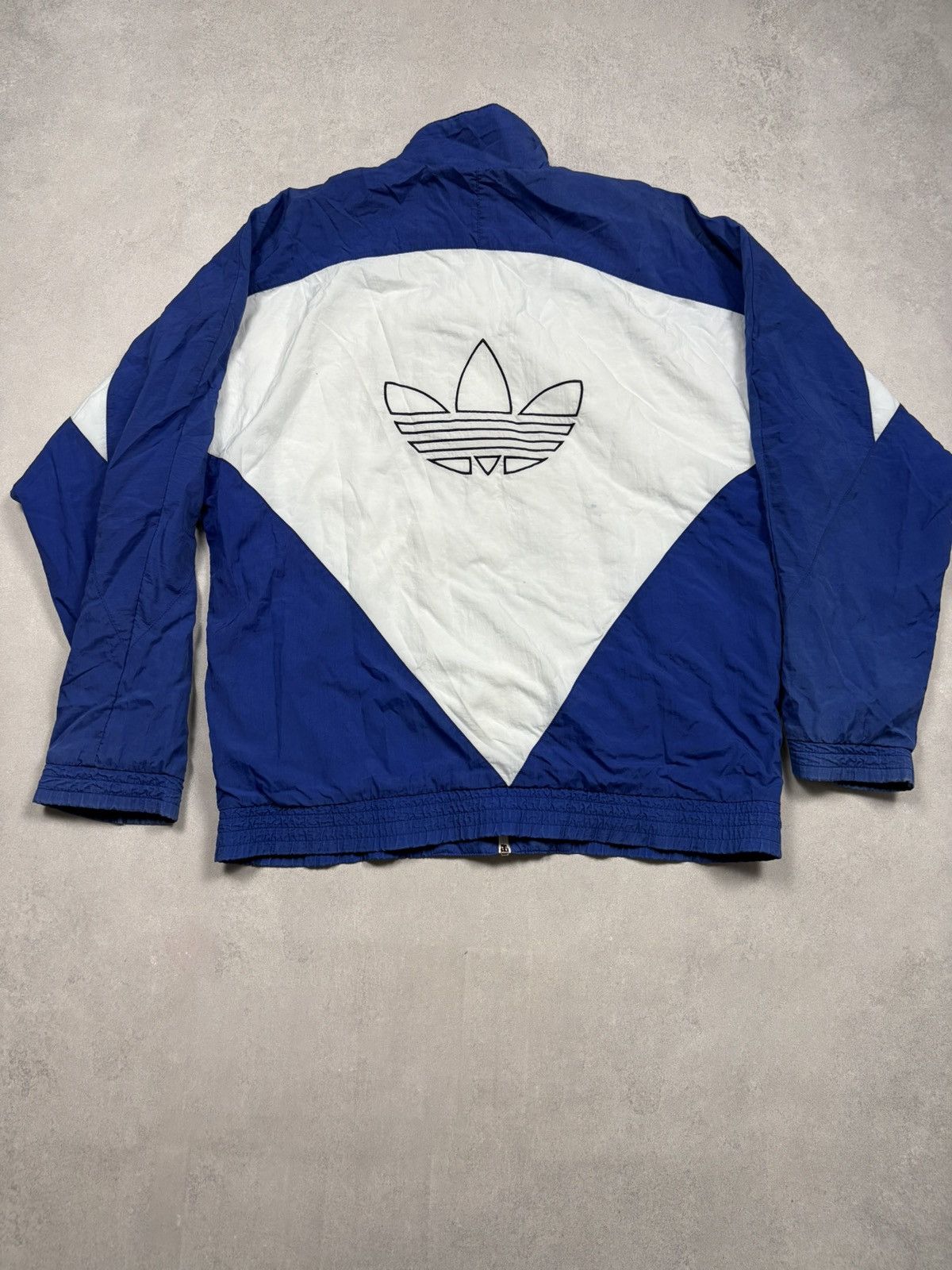 Adidas Adidas Vintage Track Jacket 90s Zip Trefoil Y2K Windbreaker Size US M / EU 48-50 / 2 - 1 Thumbnail