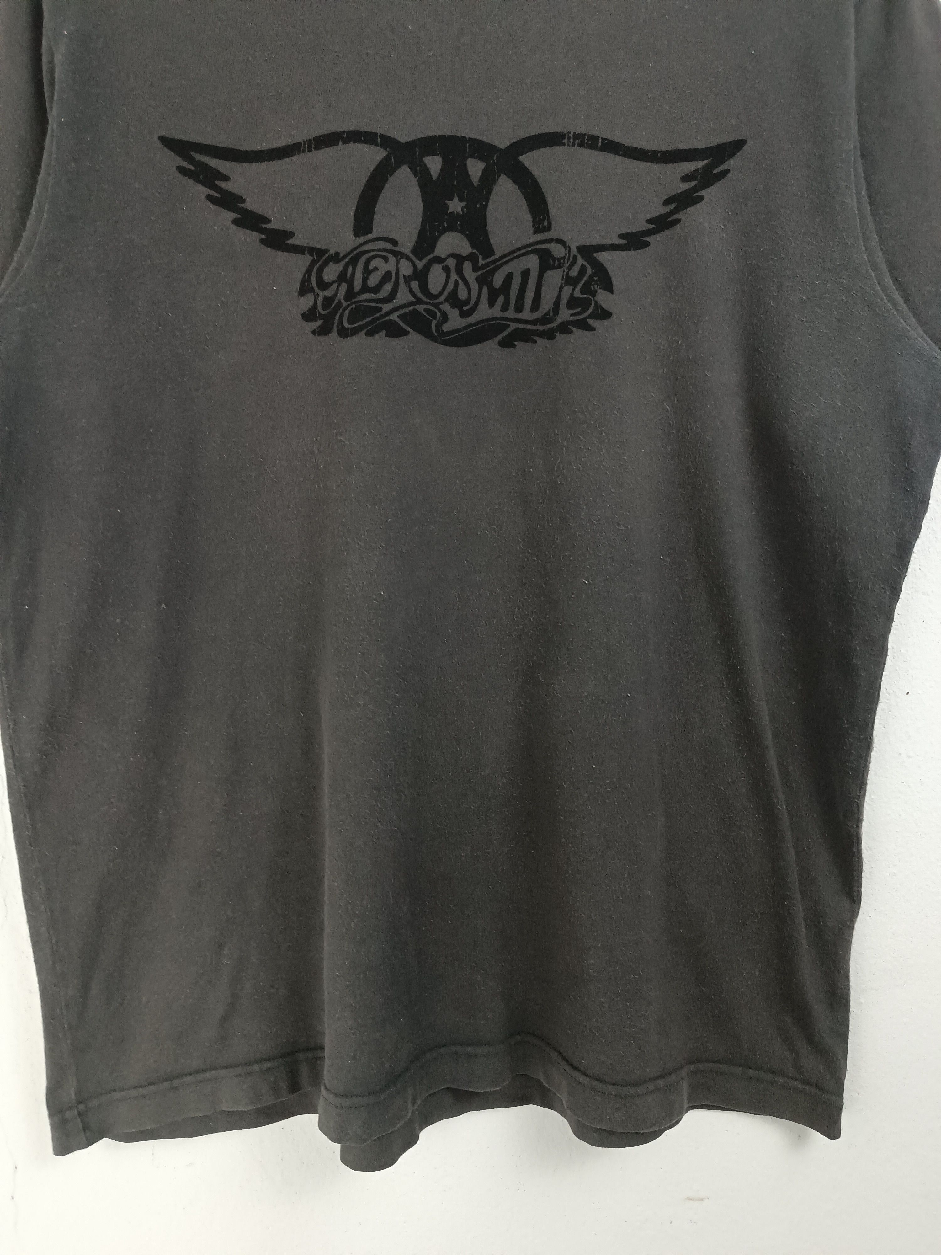 Vintage VINTAGE AEROSMITH CLASSIC LOGO ROCK TEE scorpions acdc u2 Size US L / EU 52-54 / 3 - 9 Thumbnail