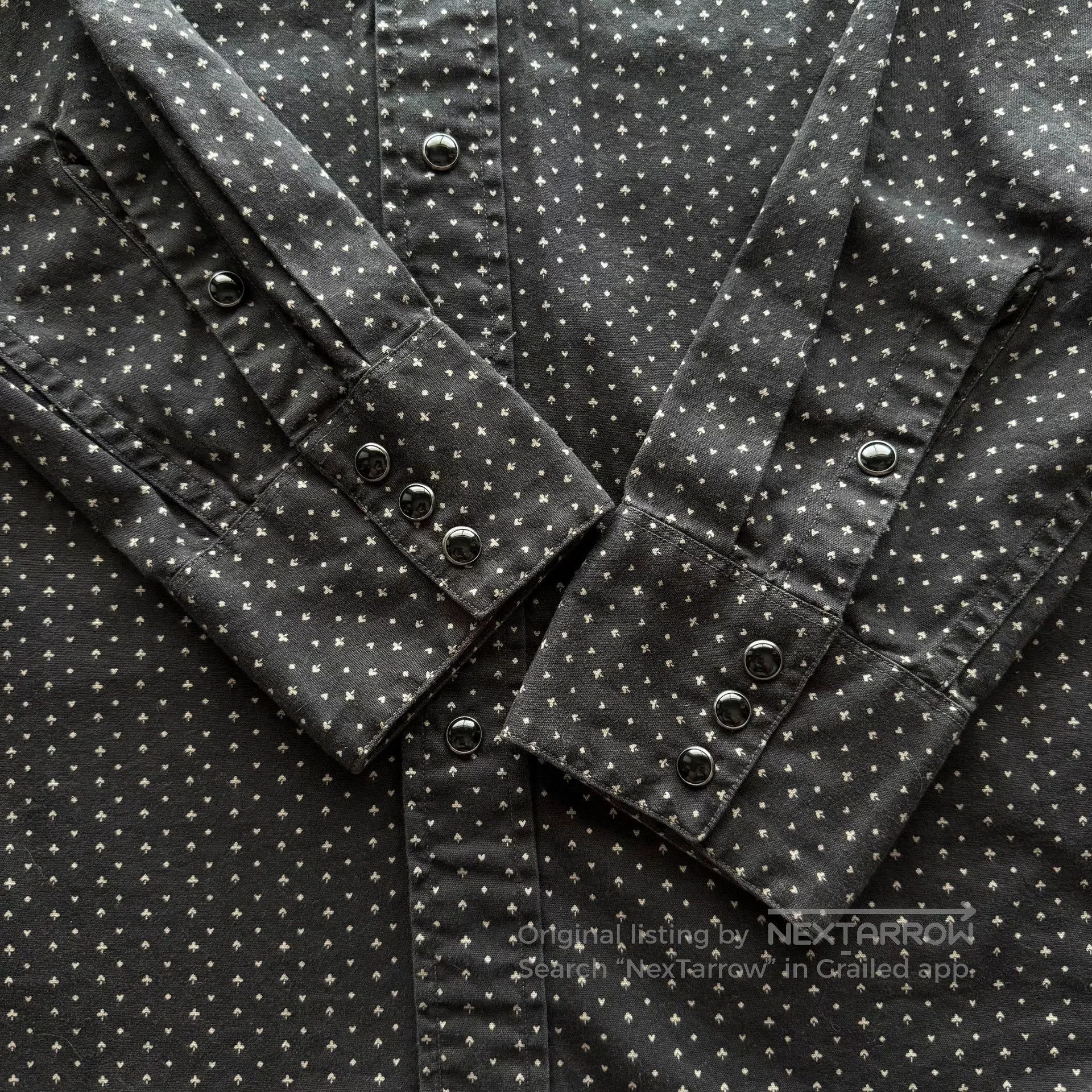RRL Ralph Lauren RRL Black Poker Western Shirt. Size US M / EU 48-50 / 2 - 4 Thumbnail