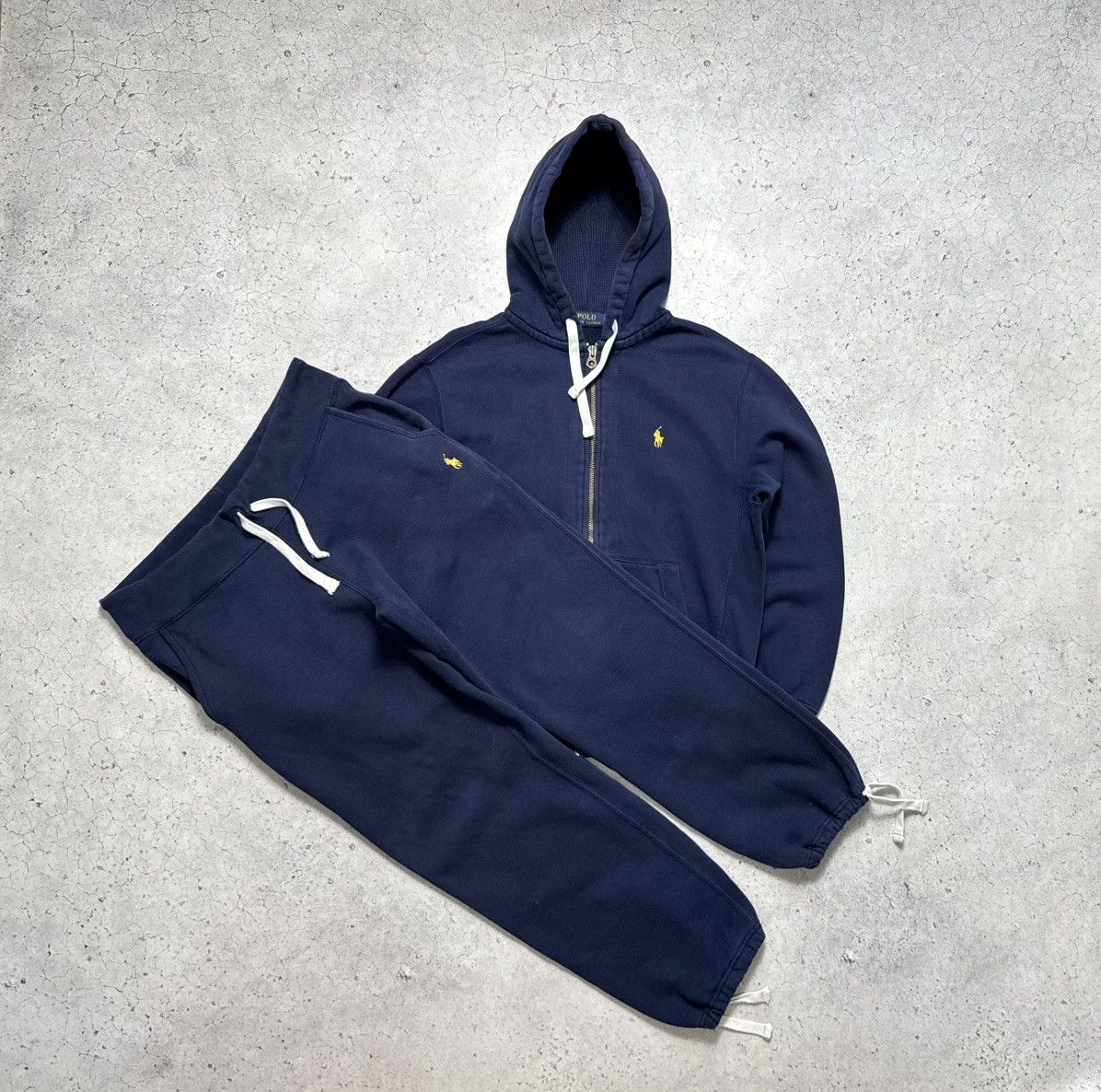 Polo Ralph Lauren Vintage Track Suit Zip Hoodie And Pants