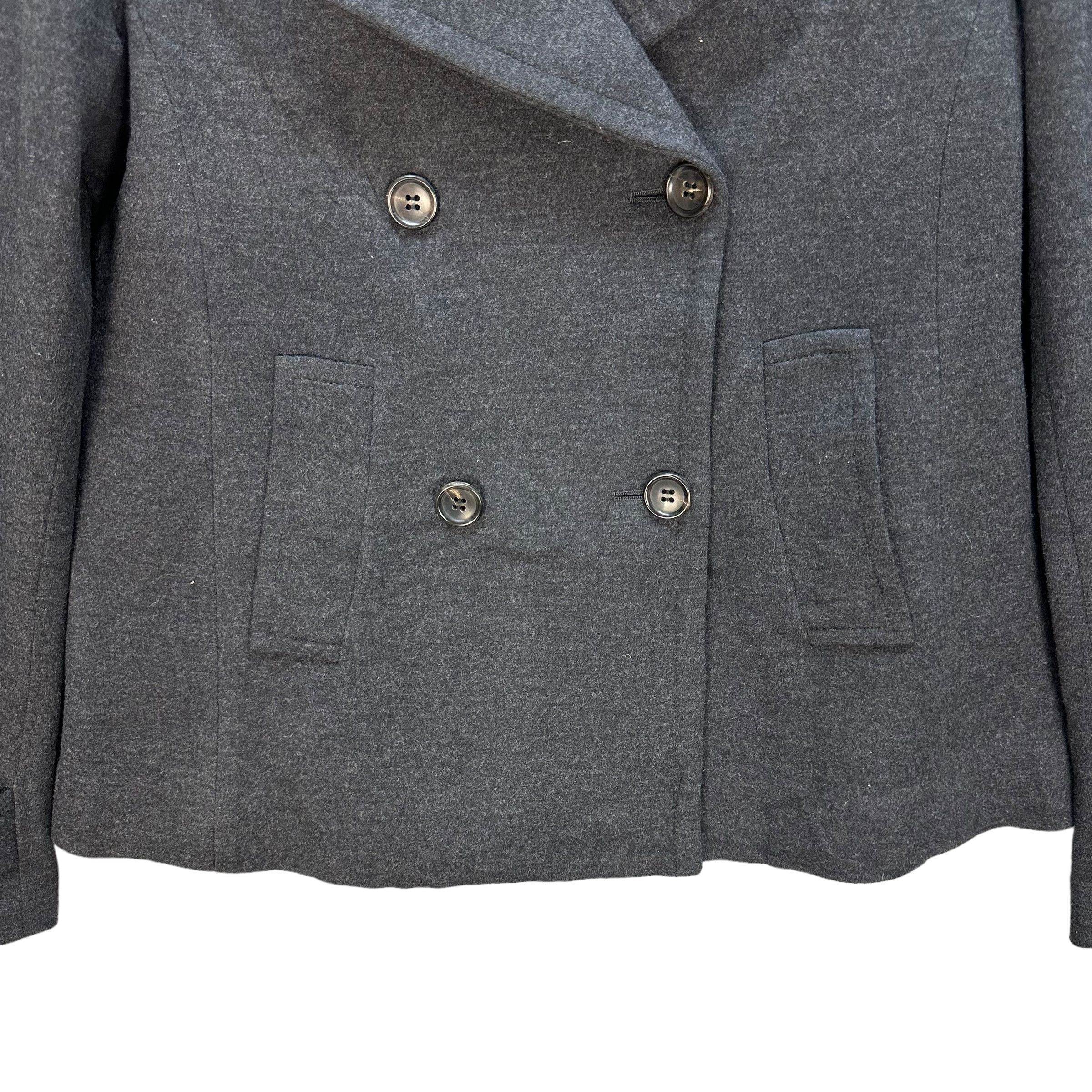 Theory Theory Luxe Double Breasted Belted Wool Coat #A25-0564 Size S / US 4 / IT 40 - 3 Thumbnail