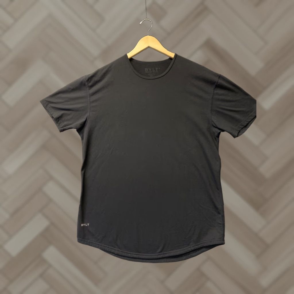 Asics Bylt Mens T-Shirt XL Black Crew Neck Short Sleeve Athleisure Gym Classic 2020s Size US XL / EU 56 / 4 - 1 Thumbnail