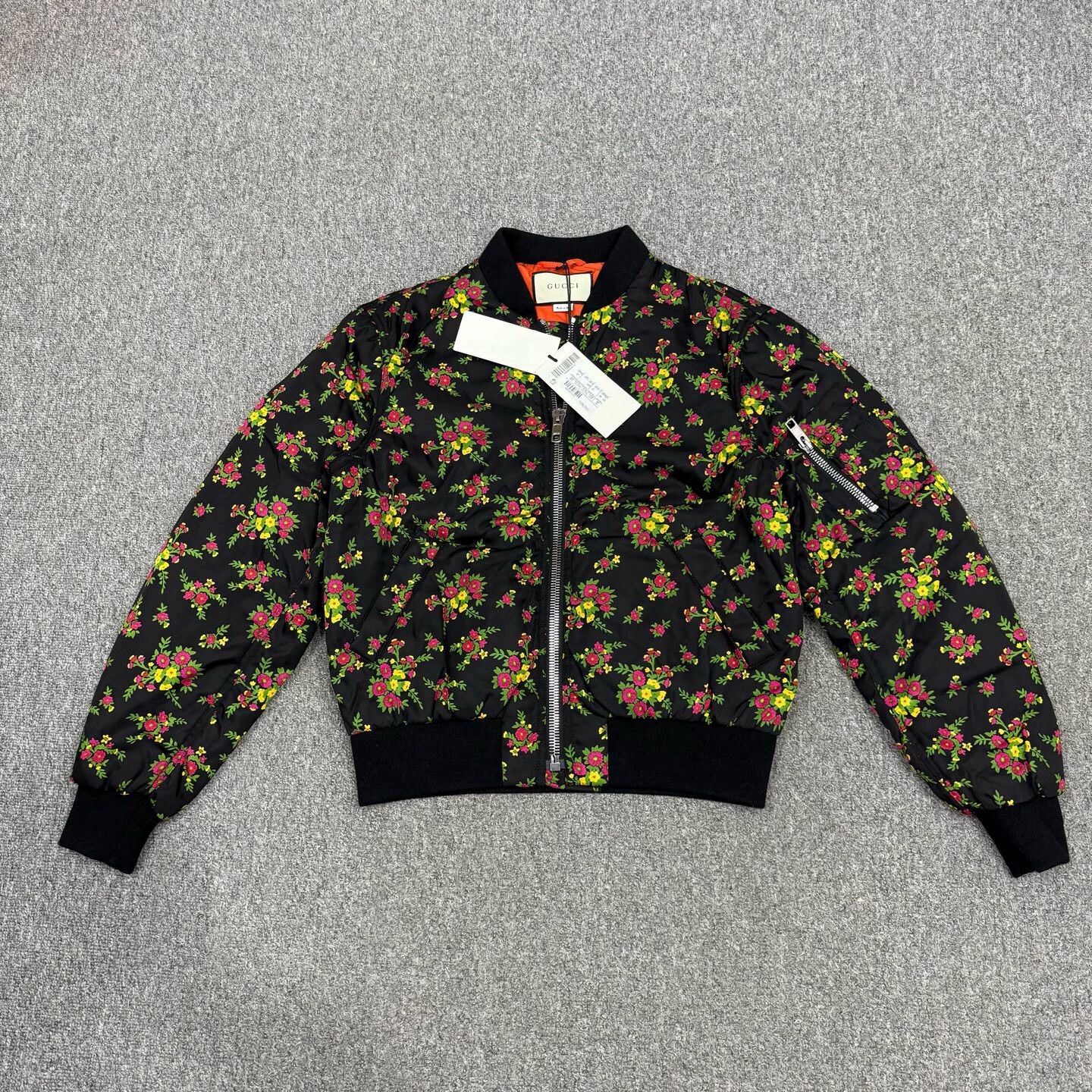 Gucci Gucci floral baseball puffer jacket 38 NWT Size S / US 4 / IT 40 - 1 Thumbnail