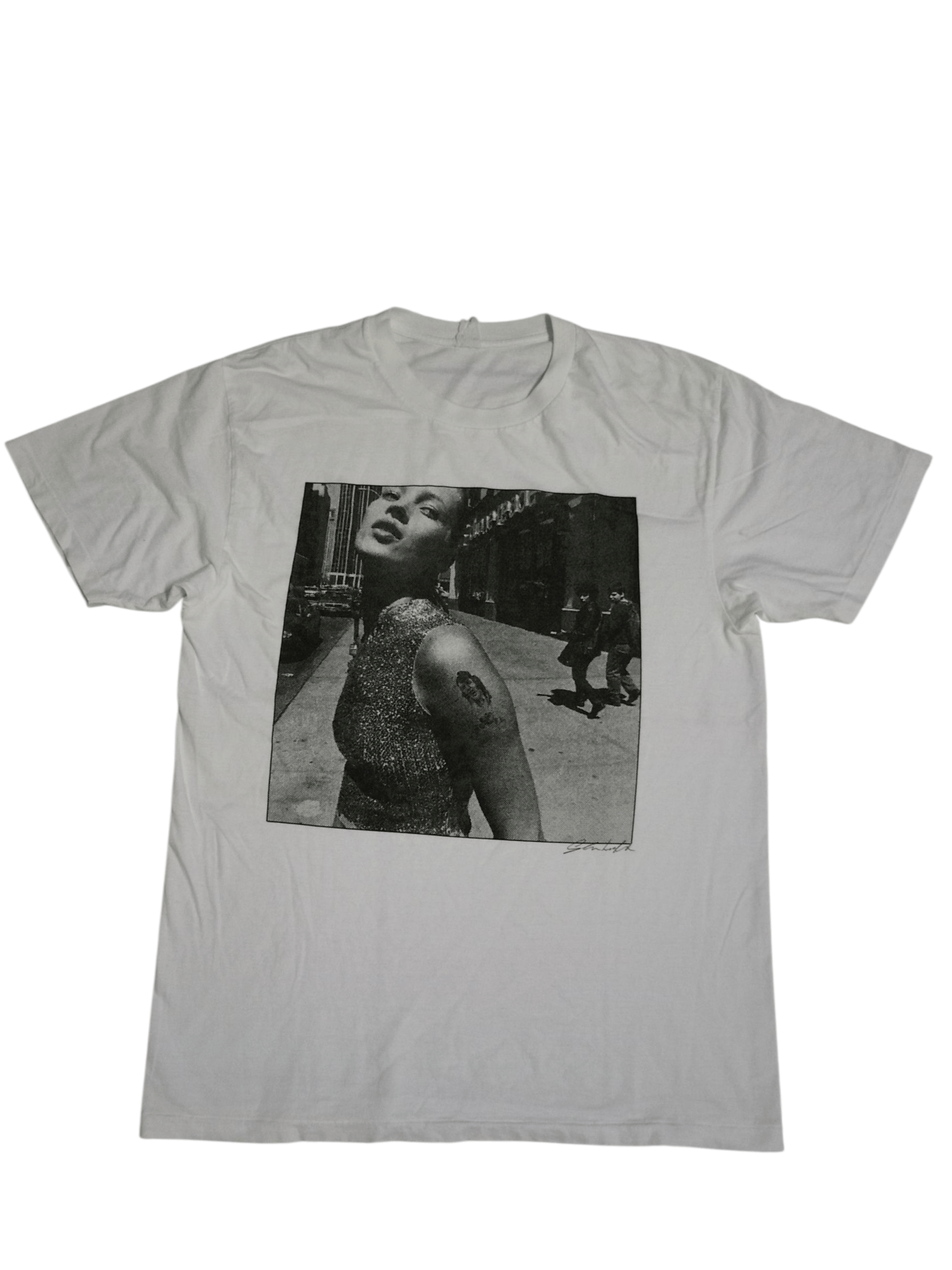 Vintage Vintage rare kate moss photo tee shirt/supermodel Size US M / EU 48-50 / 2 - 1 Thumbnail