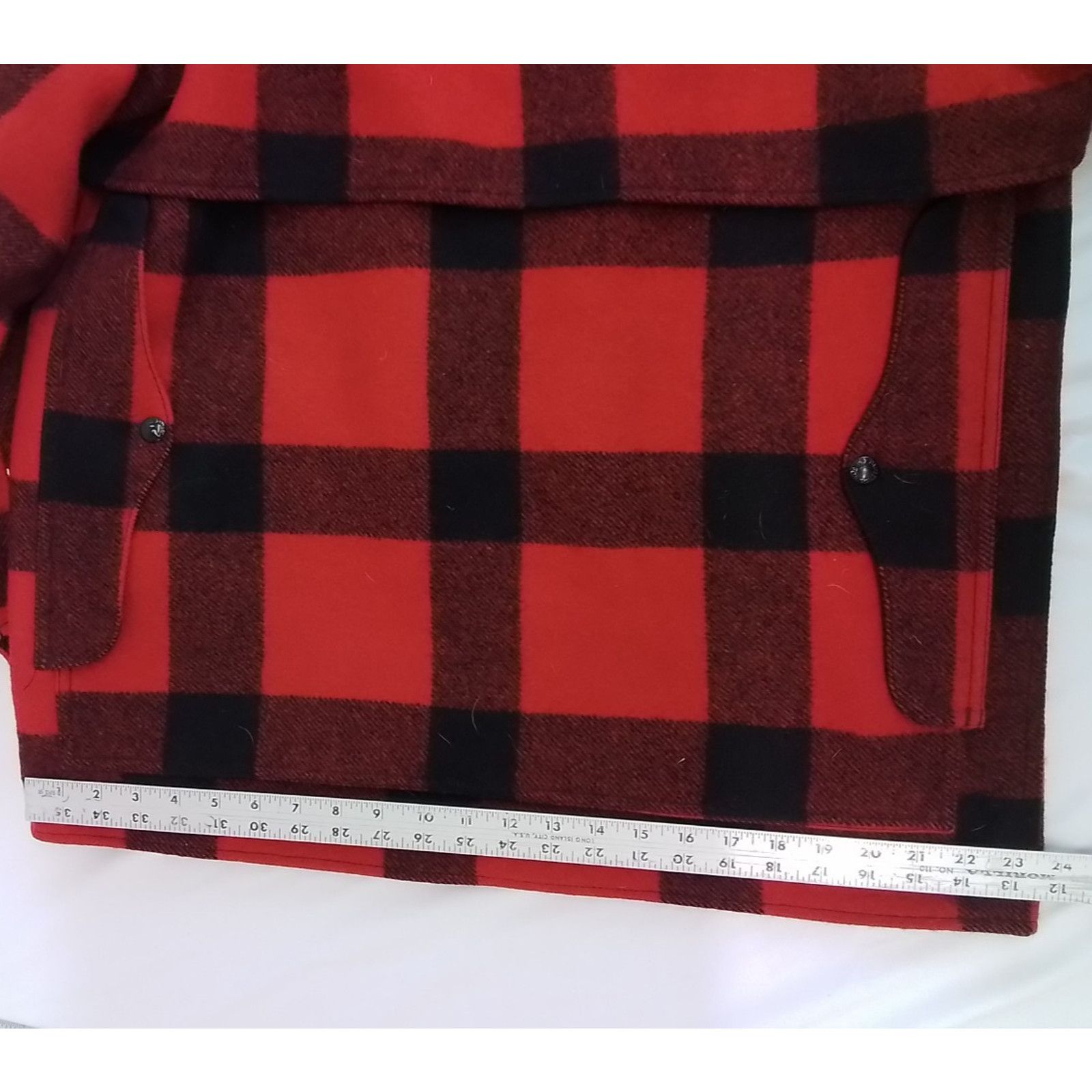 Filson C.C. Filson Mackinaw Jacket Men's XL (44) Red Buffalo Plaid Size US XL / EU 56 / 4 - 14 Thumbnail
