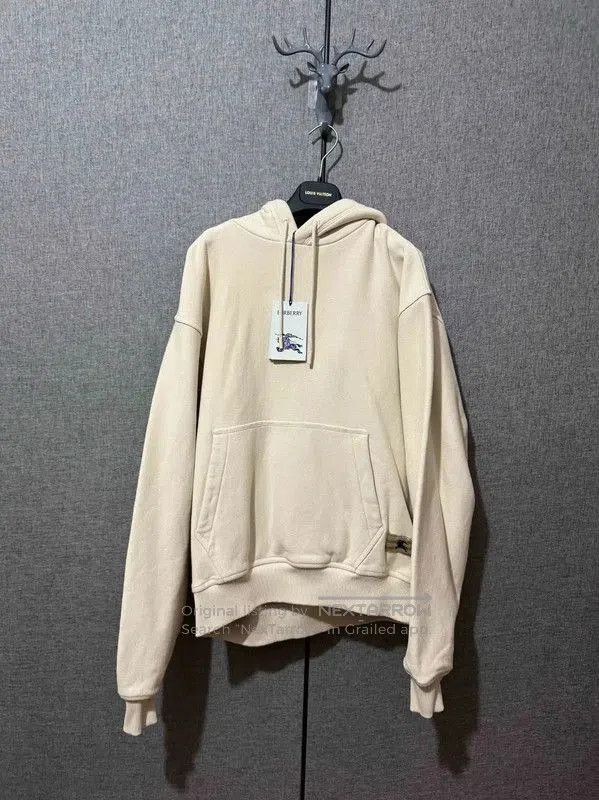 Burberry Burberry Men's Embroidered Logo Hoodie in Beige. Size US S / EU 44-46 / 1 - 1 Thumbnail