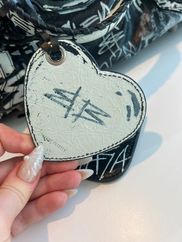 Balenciaga Balenciaga Neo City Cagole Graffiti Leather Bag Size ONE SIZE - 19 Thumbnail