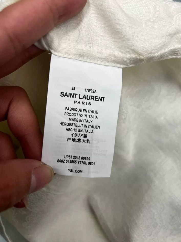 Saint Laurent Paris × Yves Saint Laurent Saint Laurent SLP short sleeved shirt 2412-Nextarrow Size US M / EU 48-50 / 2 - 6 Thumbnail