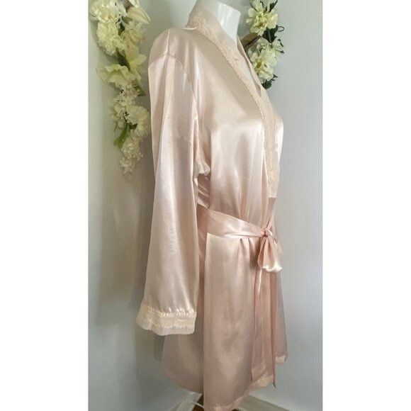 Vintage Vintage Morgan Taylor Intimates Robe Pink Women's Size Large Size ONE SIZE - 14 Thumbnail