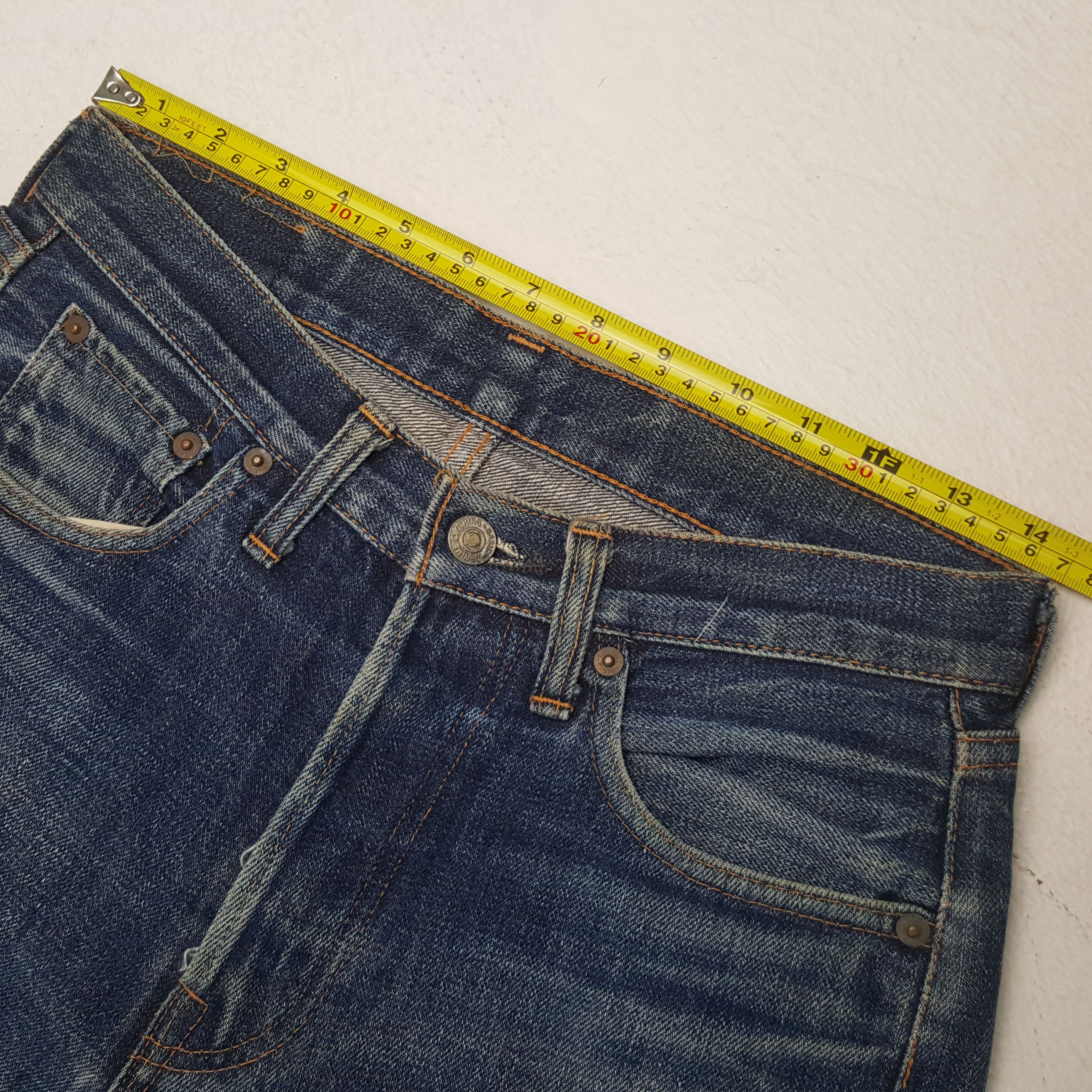 Vintage Denim Jeans Streetwear Style RR16 Size US 29 - 7 Thumbnail