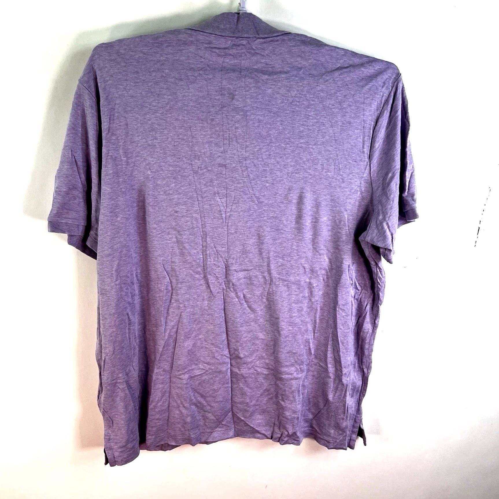 Ralph Lauren Ralph Lauren Polo Shirt Mens 2XL Short Sleeve Classic Fit Purple Cotton Polo Shirt Logo Embroidered Adult Men Sportsman USA 90s Size US XXL / EU 58 / 5 - 6 Thumbnail