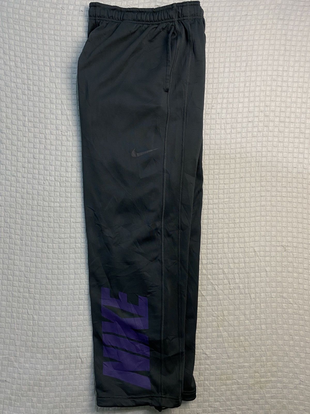 Nike × atmos VINTAGE NIKE 90S BAGGY NYLON WIDE LEG SWOOSH TRACK PANTS Y2K Size US 30 / EU 46 - 9 Thumbnail