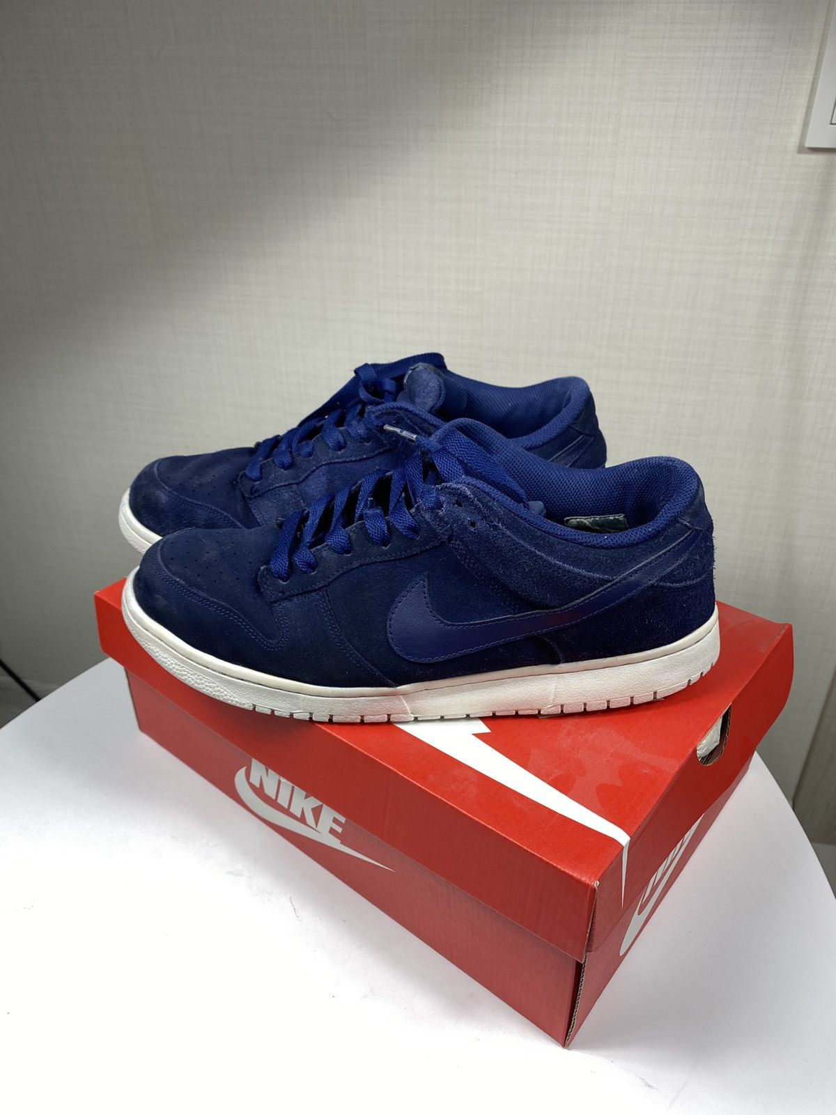 image of Nike Dunk Retro Low Binary Blue 2018 Shoes, Men's (Size 12)