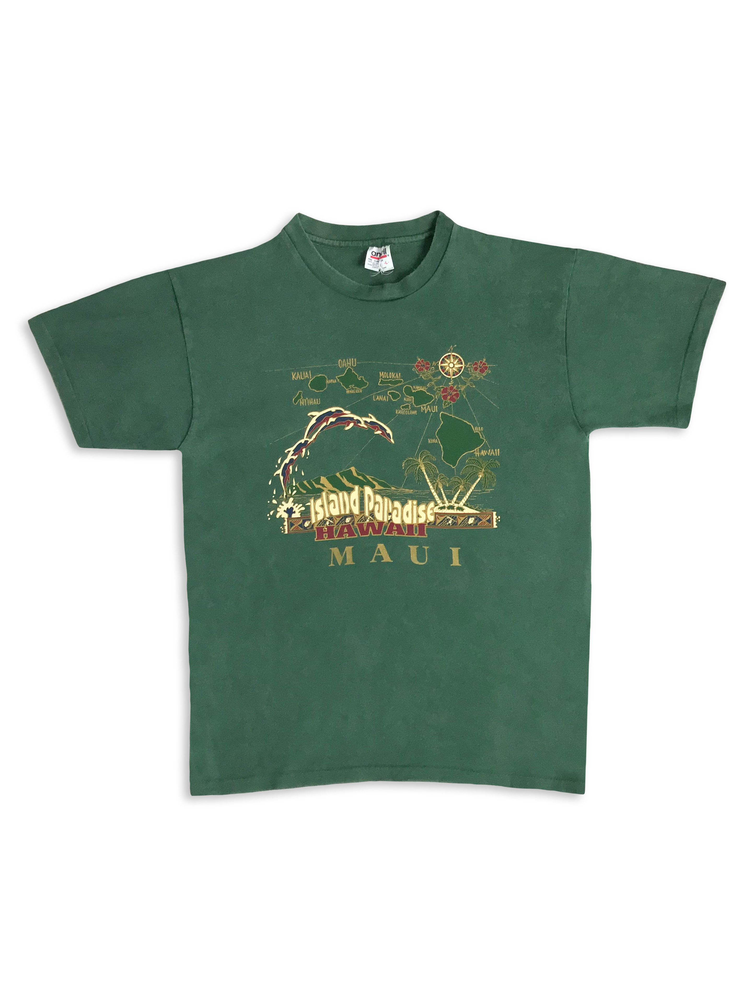 Anvil Vintage 80s 90s MAUI HAWAII T shirt Single Stitch Tee USA Size US M / EU 48-50 / 2 - 1 Thumbnail