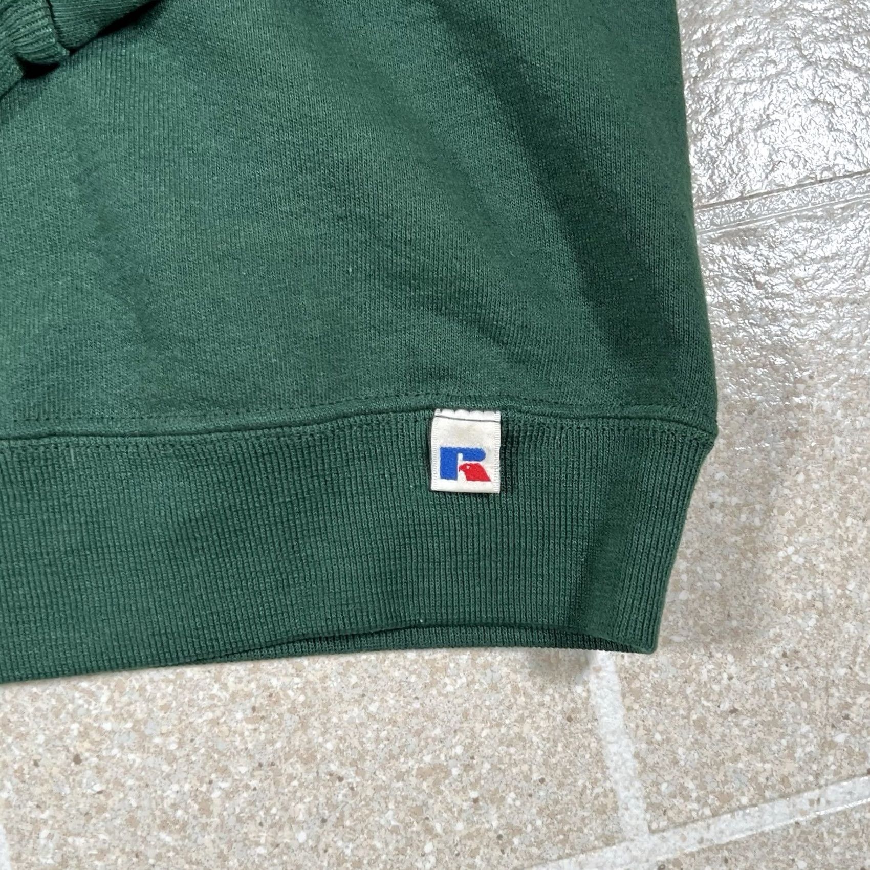 Russell Athletic VINTAGE Russell Athletic Sweatshirt Crew Neck Men's L Forest Green 90s Pullover Size US L / EU 52-54 / 3 - 2 Thumbnail