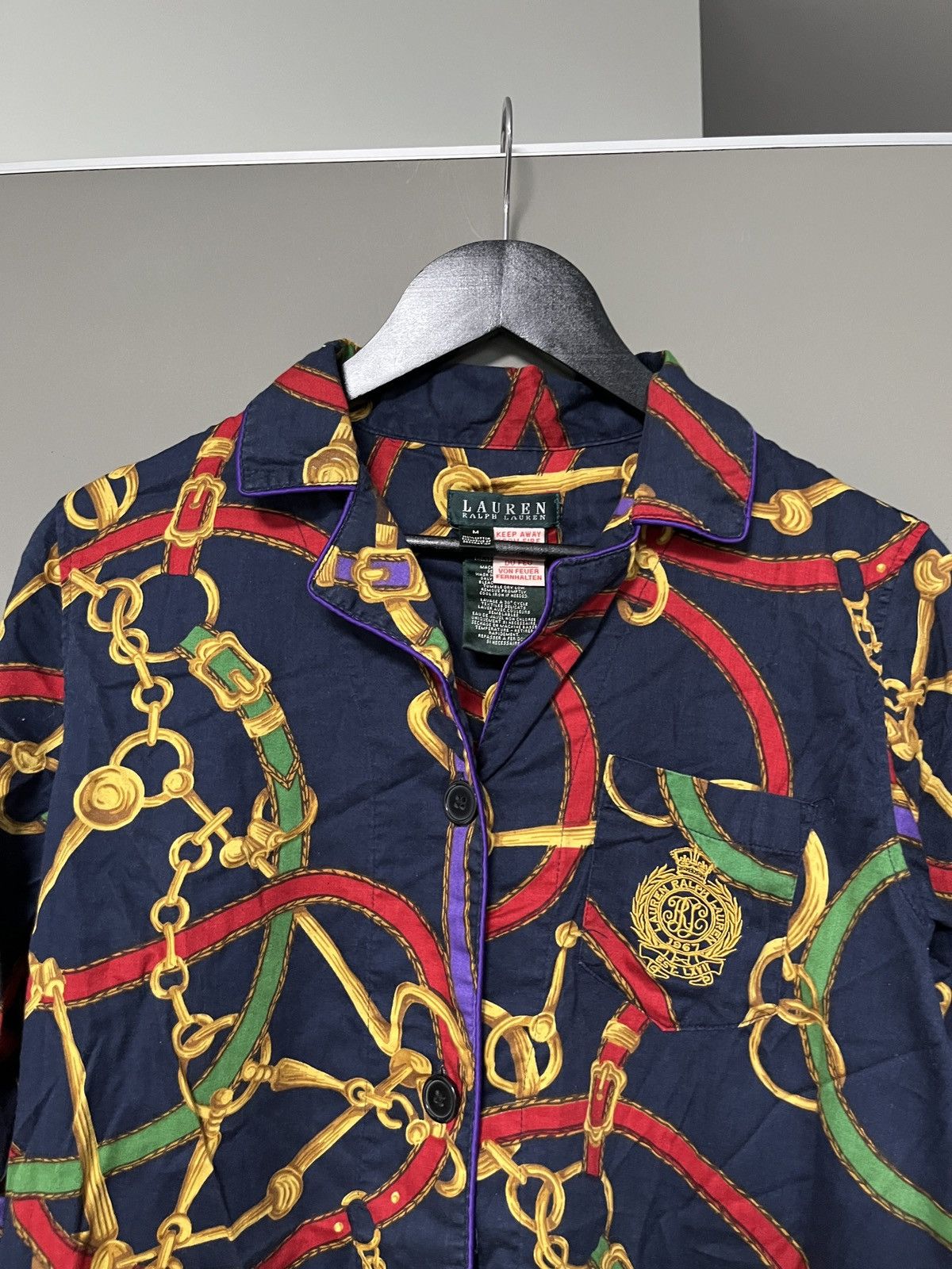 Lauren Ralph Lauren Lauren Ralph Lauren Equestrian Blue Chains Light Coat Size M / US 6-8 / IT 42-44 - 11 Thumbnail