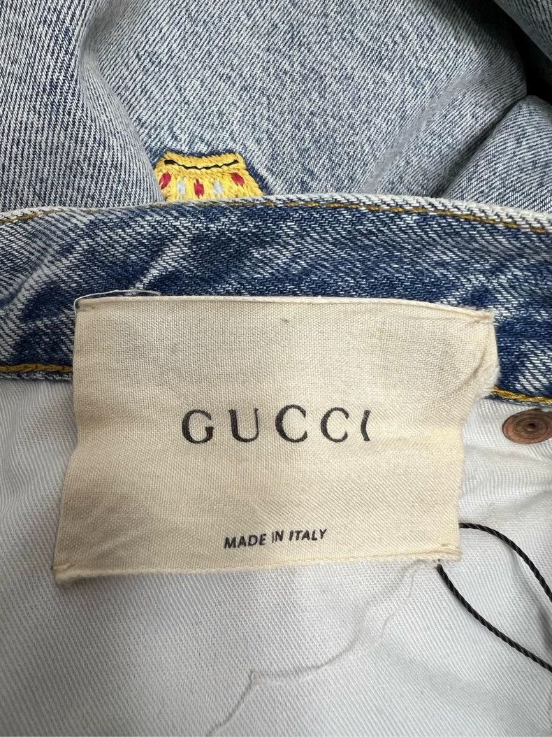 Gucci Gucci Cartoon element embroidered jeans 2503-Nextarrow Size 26" / US 2 / IT 38 - 4 Thumbnail