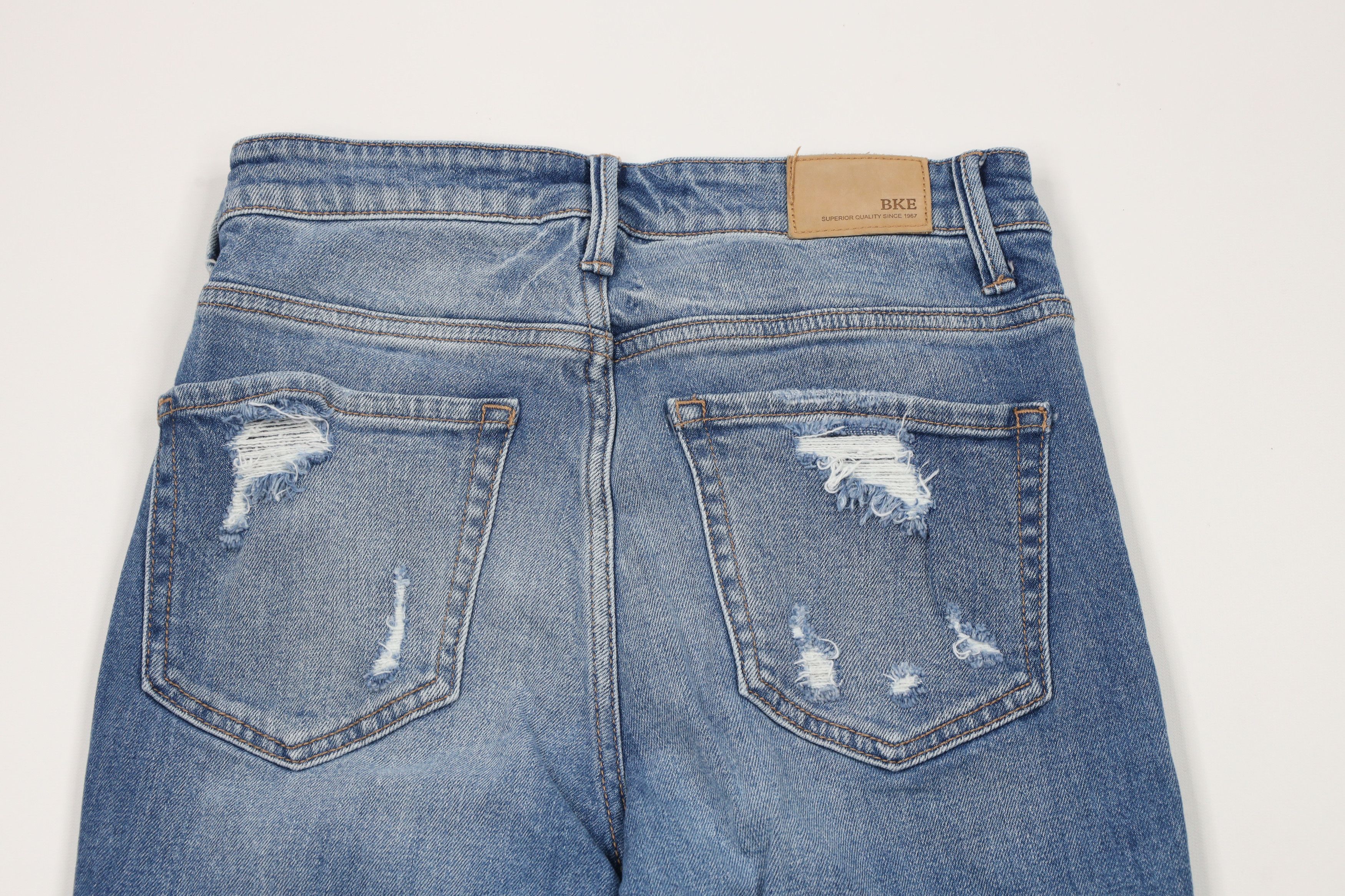 BKE × Vintage BKE Buckle Parker Universal Fit High Rise Ankle Skinny Jeans Size 25" / US 0 / IT 36 - 9 Thumbnail