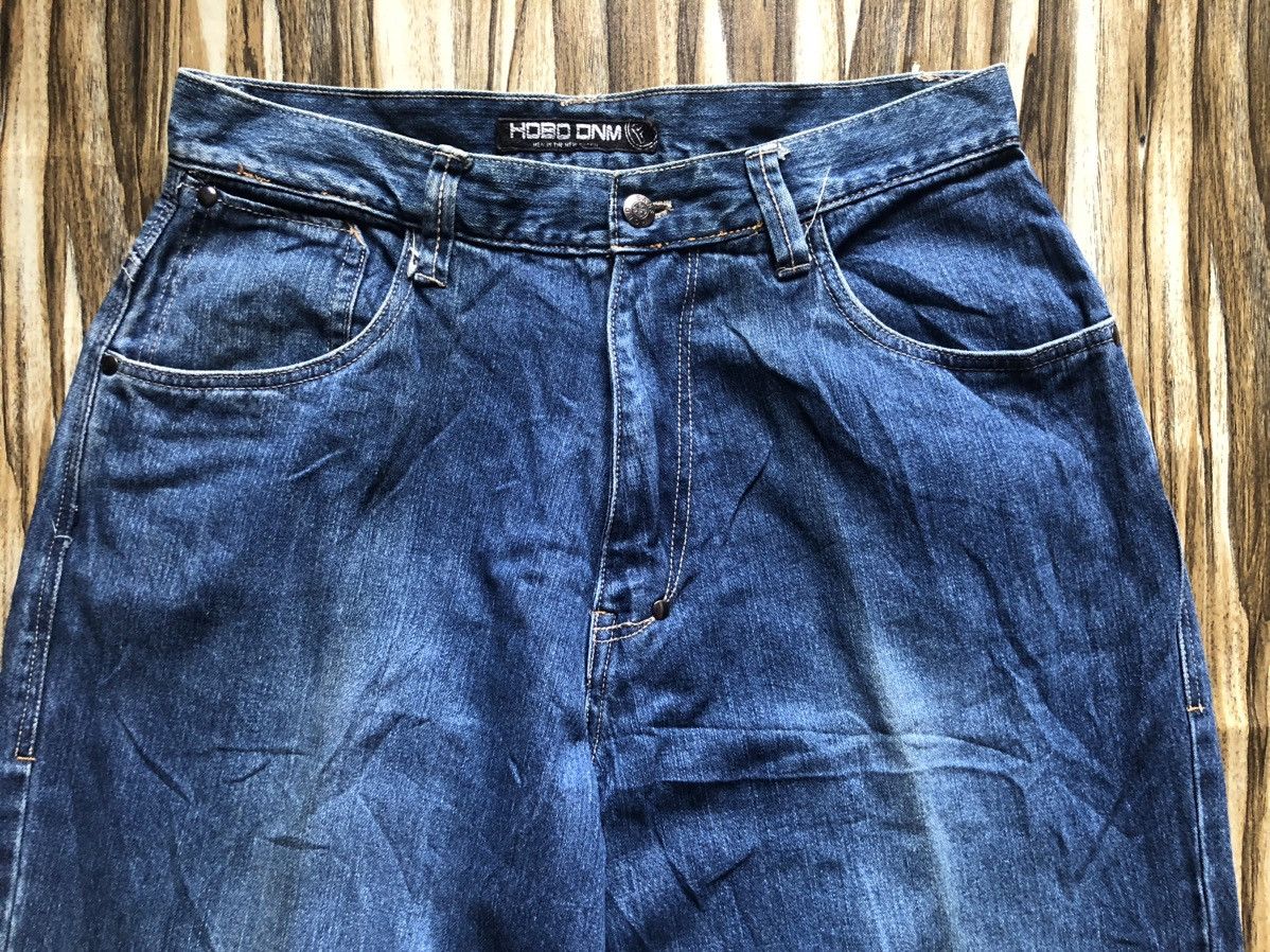 Hobo Grail🔥 Y2K Hobo Baggy Denim Embroidery Fubu Size US 34 / EU 50 - 5 Thumbnail