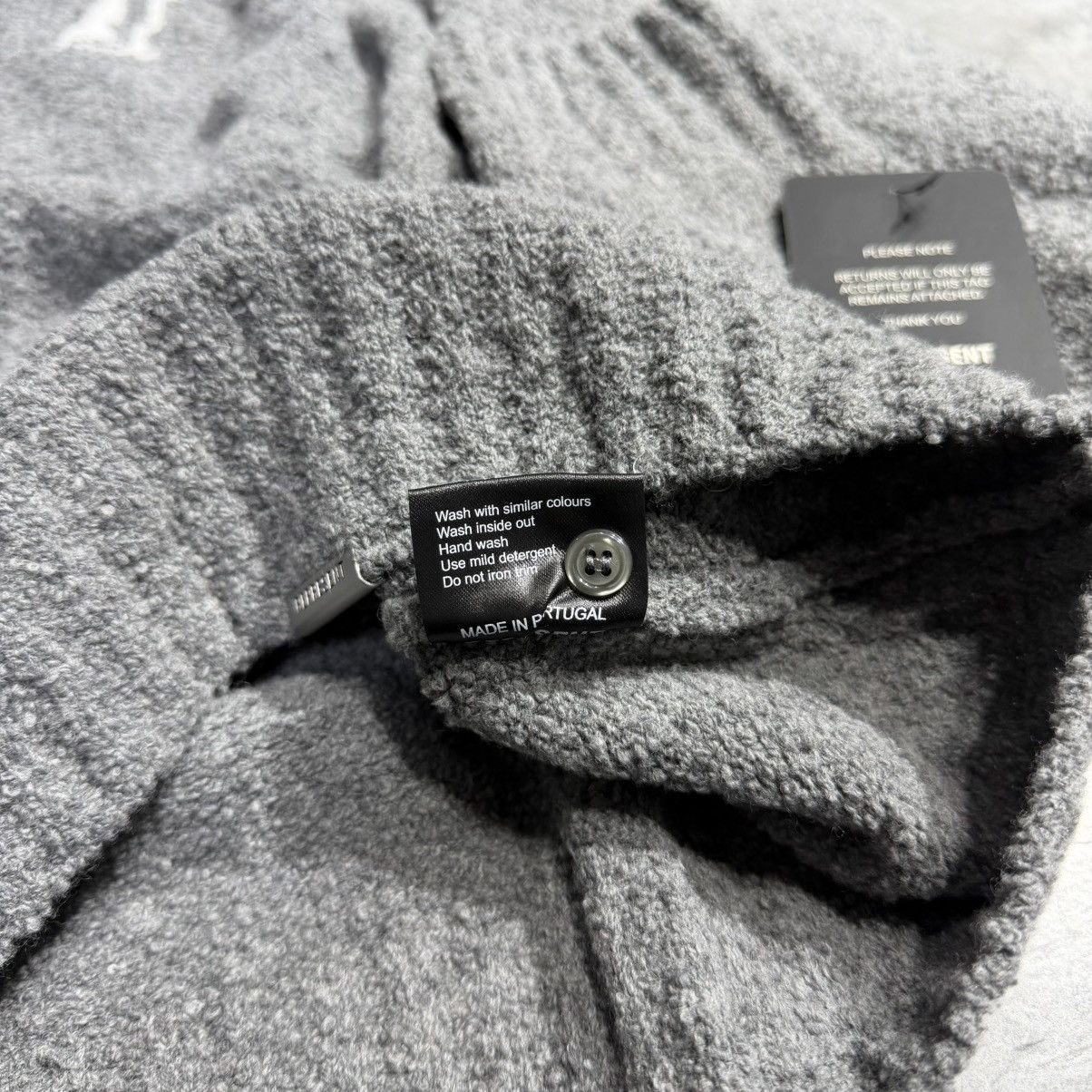 Represent Clo. Represent Initial Boucle Polo - Grey Large Size US L / EU 52-54 / 3 - 8 Thumbnail