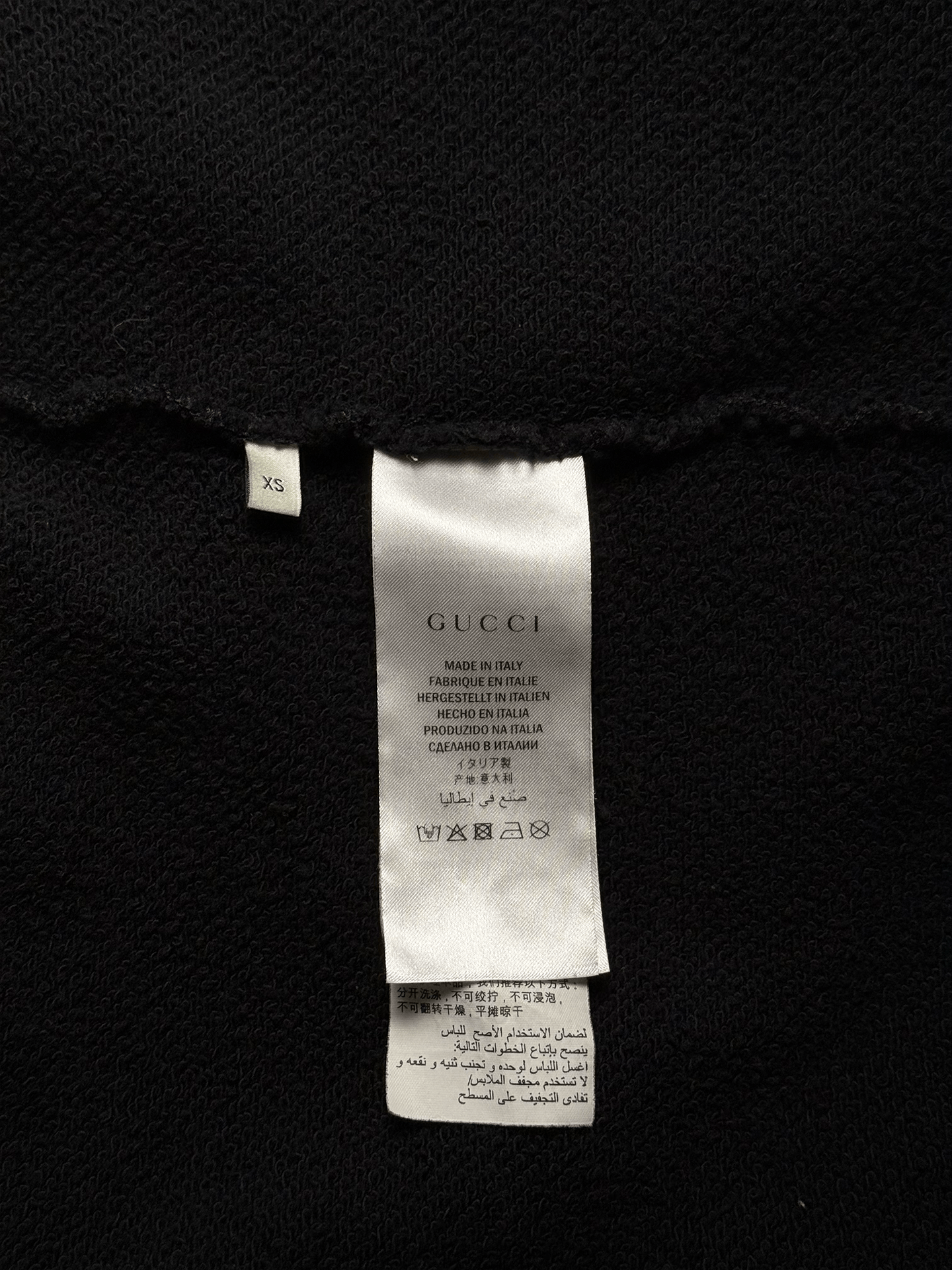 Gucci Gucci Coco Capitán black hoodie Size US XS / EU 42 / 0 - 4 Thumbnail