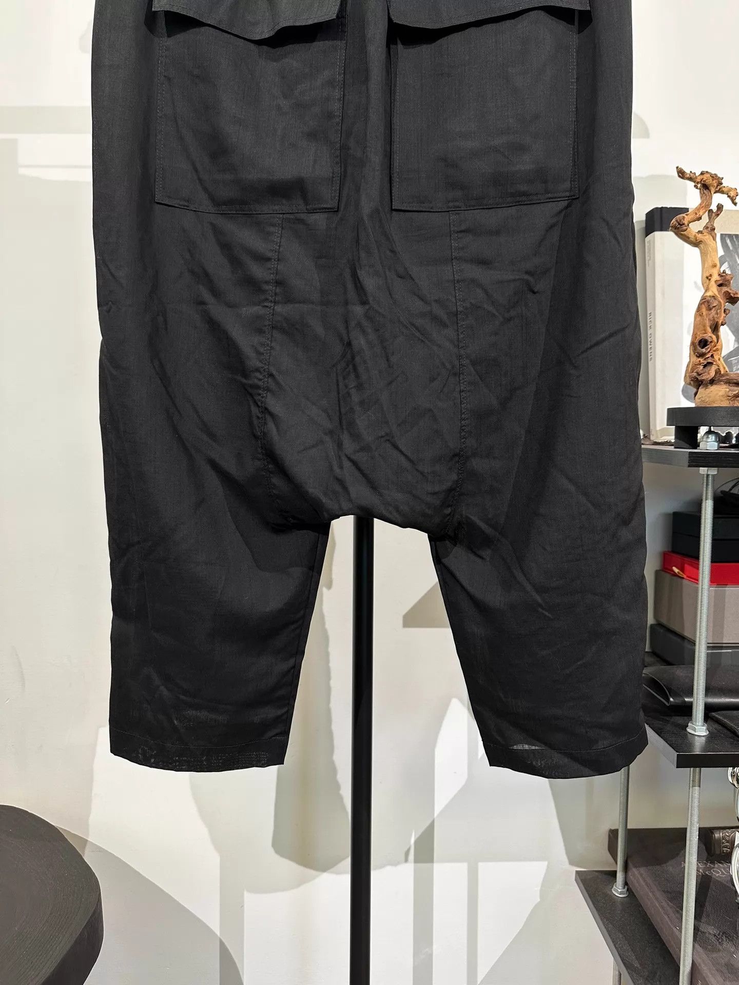 Rick Owens Rick Owens RO Large Pocket 7/8 Short Size 50 Size US 34 / EU 50 - 3 Thumbnail
