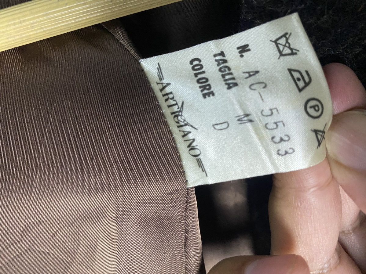 Japanese Brand Vintage Japanese Brand Artigiano Brown Wool Jacket Size US L / EU 52-54 / 3 - 12 Thumbnail