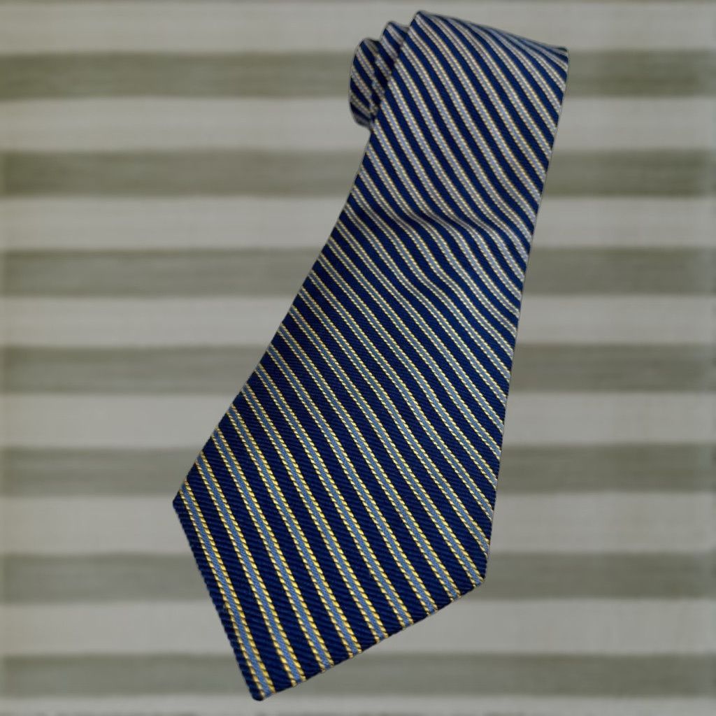 Brooks Brothers Brooks Brothers Makers Silk Tie Striped Men’s Designer Woven in England Made in USA 58.25" 3.75" Blue Size ONE SIZE - 1 Thumbnail