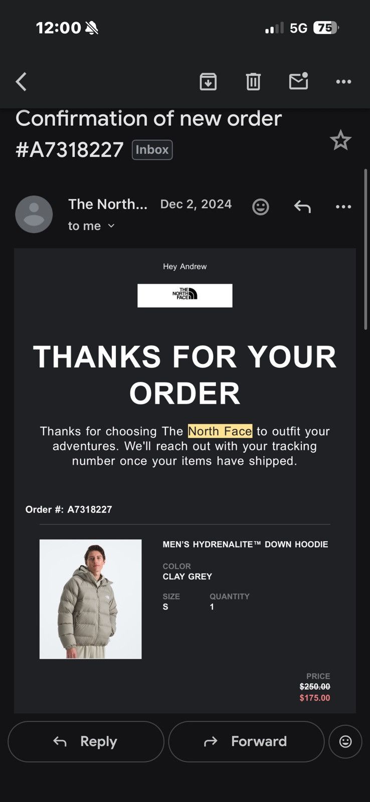 The North Face Grey North Face Hydrenalite Down jacket Size US S / EU 44-46 / 1 - 4 Thumbnail