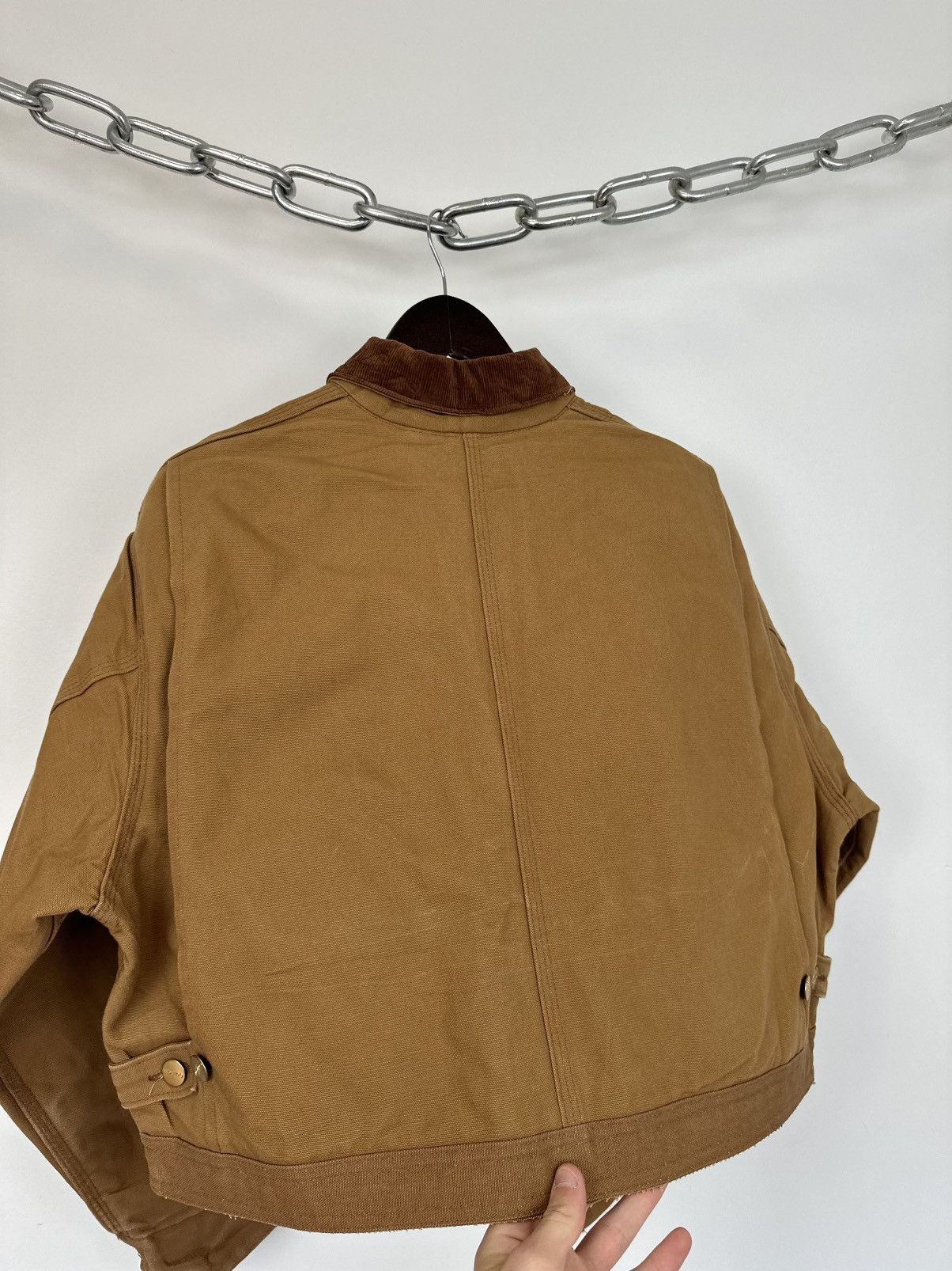 Carhartt Vintage 90s Carhartt Made In USA Cropped Boxy Detroit Jacket Size US S / EU 44-46 / 1 - 15 Thumbnail