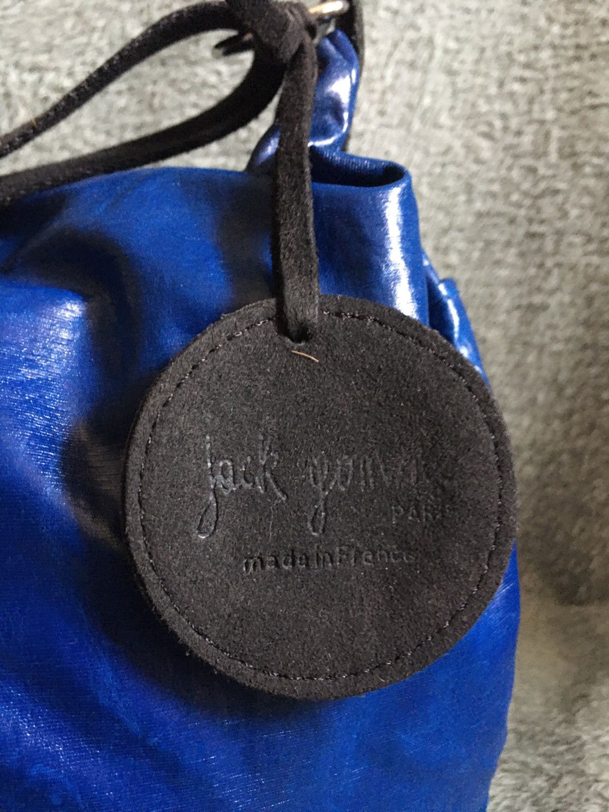 Designer Jack Gomme Paris Blue Design Shoulder Bag Size ONE SIZE - 7 Thumbnail