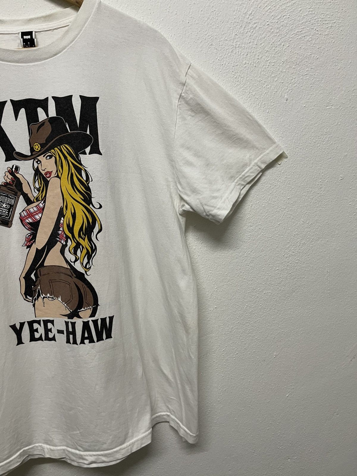 Hysteric Glamour 2000s KTM NAKED GIRL TSHIRT Size US XL / EU 56 / 4 - 4 Thumbnail