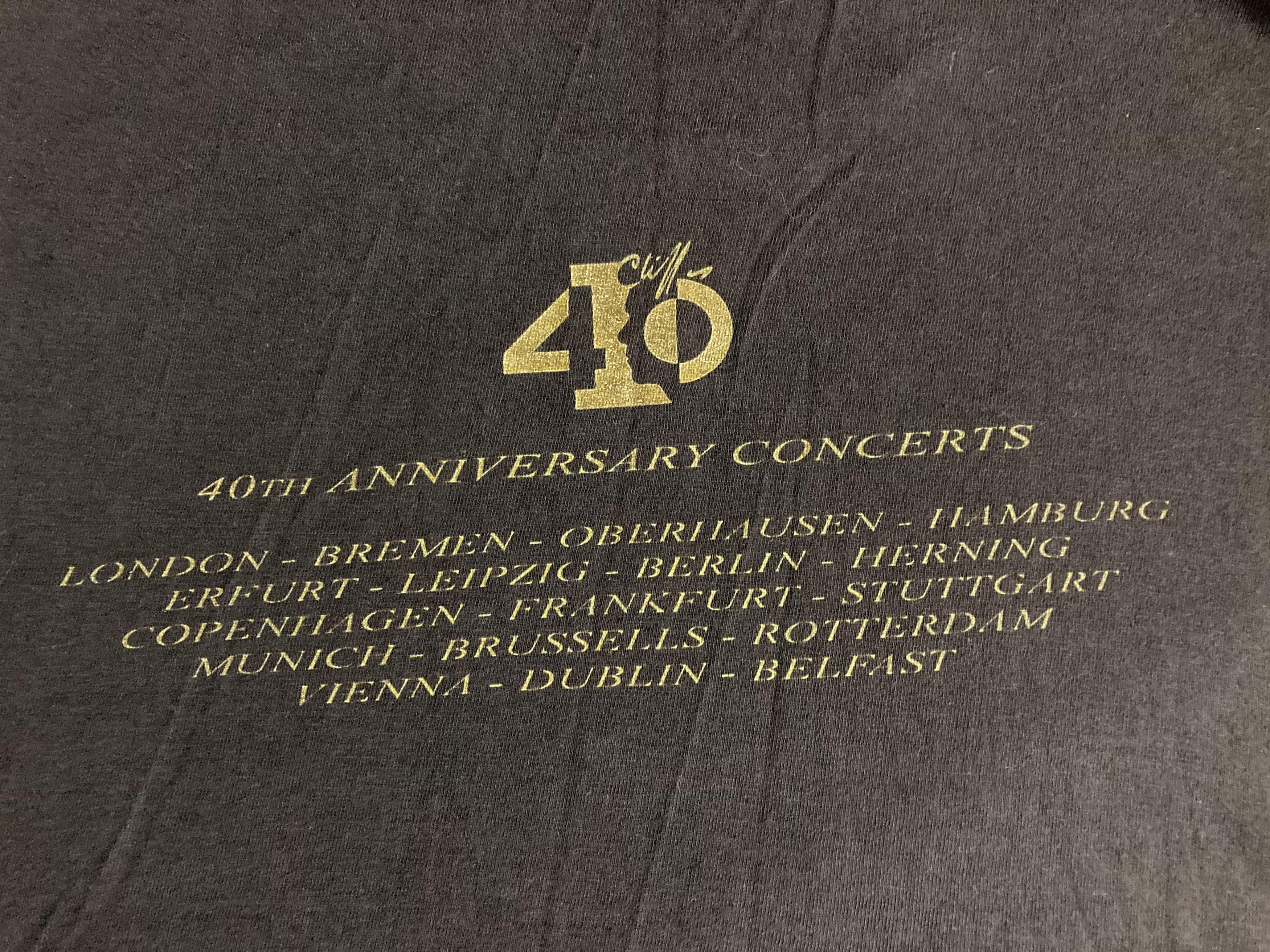 Band Tees × Vintage Vintage 90s Cliff Richard 40th Anniversary Tour Shirt Size US L / EU 52-54 / 3 - 5 Thumbnail
