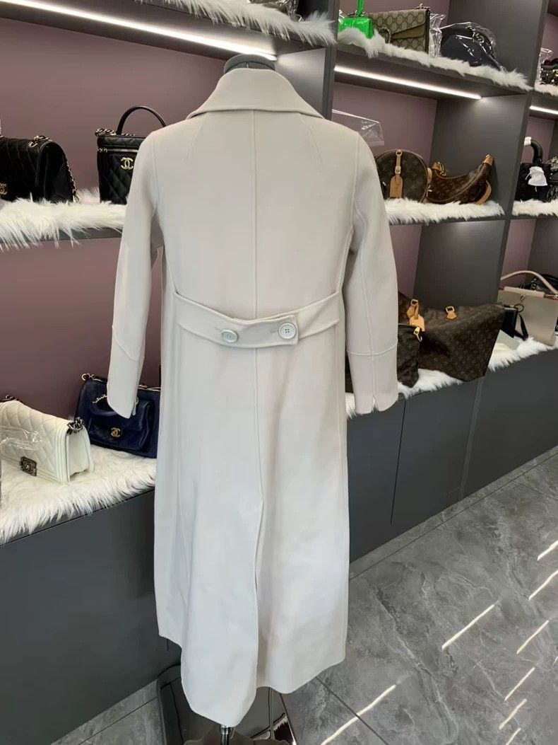 Max Mara Max Mara Glacier White Wool Coat Size M / US 6-8 / IT 42-44 - 2 Thumbnail
