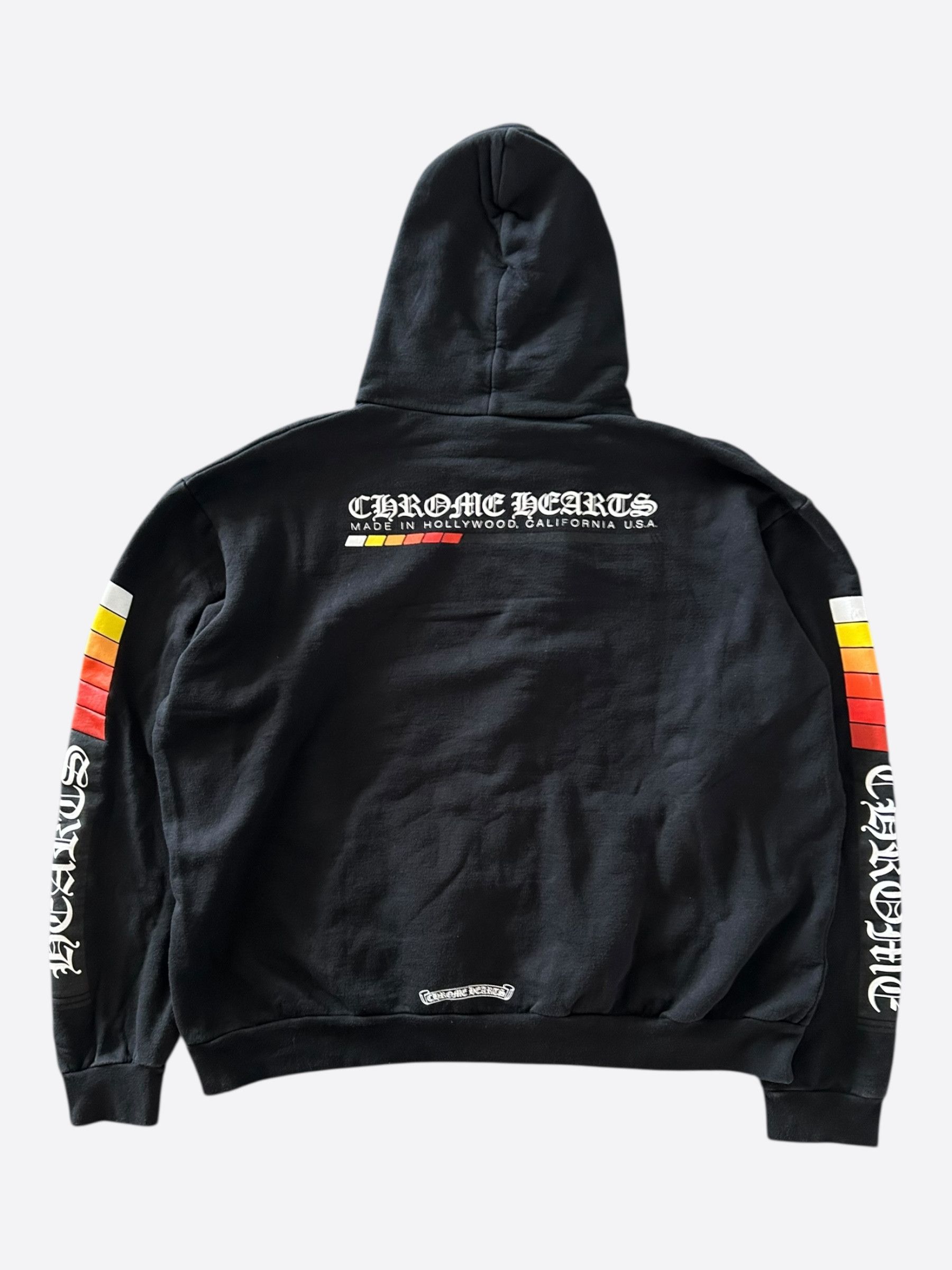 Chrome Hearts Chrome Hearts Black Racing Stripes Hoodie Size US XL / EU 56 / 4 - 2 Thumbnail