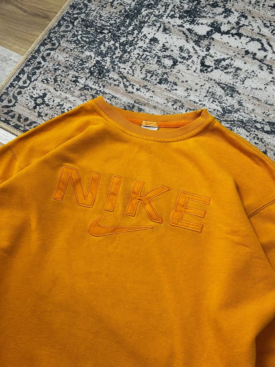 Nike Vintage 90s Nike Big Logo Boxy Fit Sweatshirt Made in USA Size US L / EU 52-54 / 3 - 4 Thumbnail