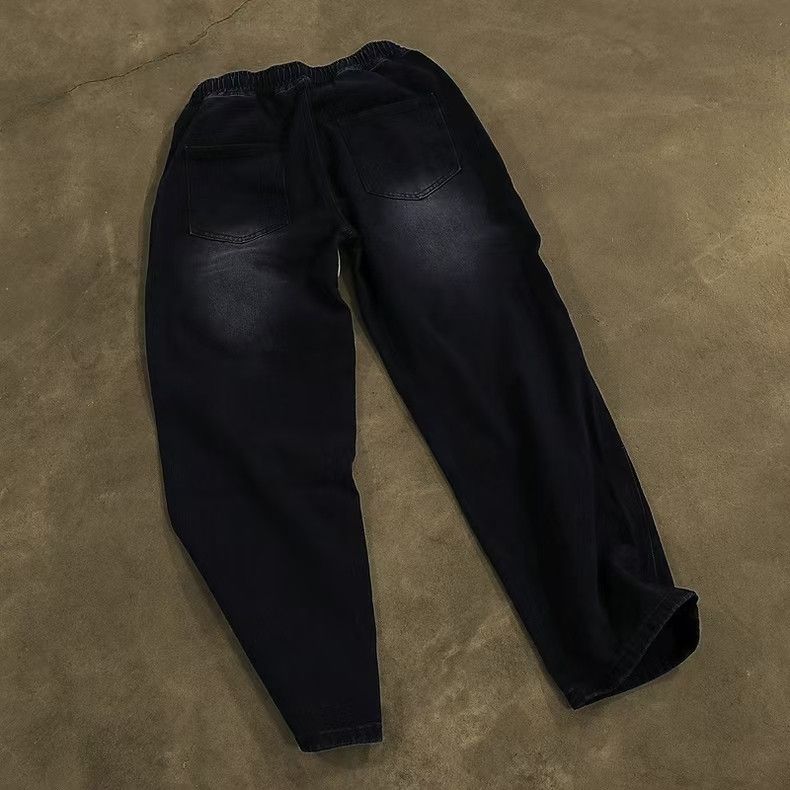 Japanese Brand × Vintage Street Vintage Aged Loose Casual Black Jeans Size 32 Size US 32 / EU 48 - 2 Thumbnail