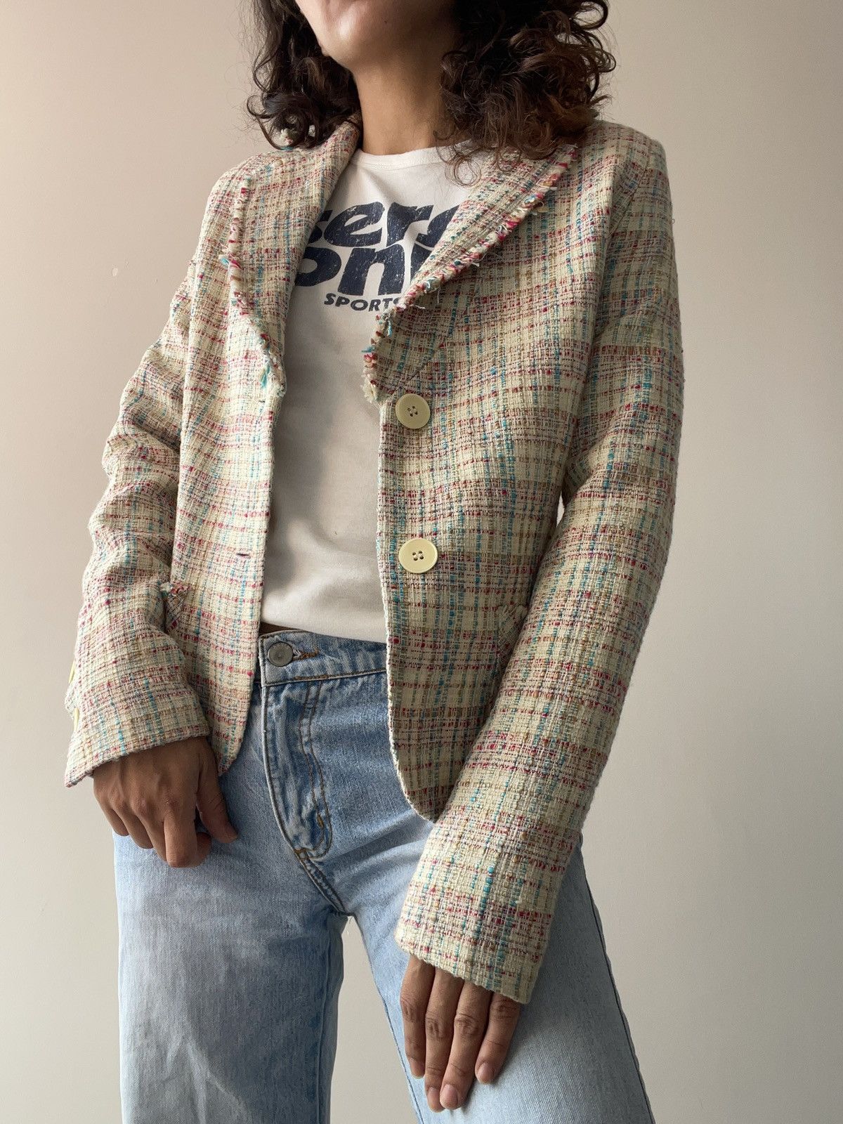Vintage Vivid blazer Size S / US 4 / IT 40 - 3 Thumbnail