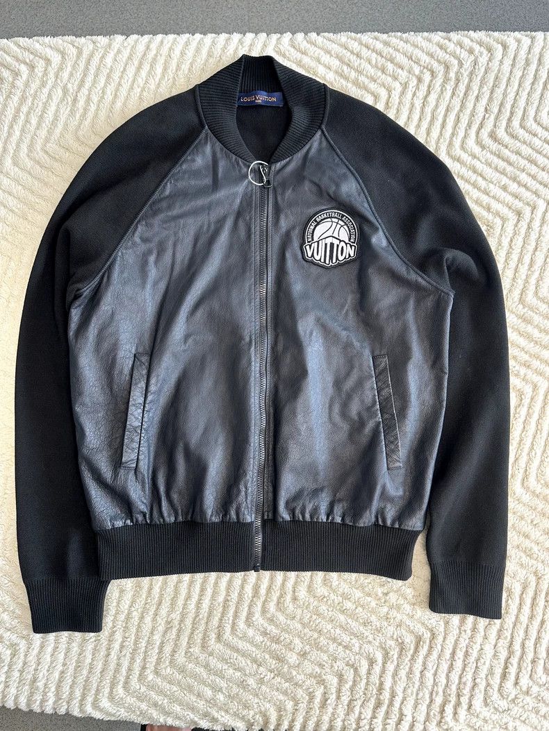Louis Vuitton Louis Vuitton NBA Leather Jacket XL Size US XL / EU 56 / 4 - 1 Thumbnail
